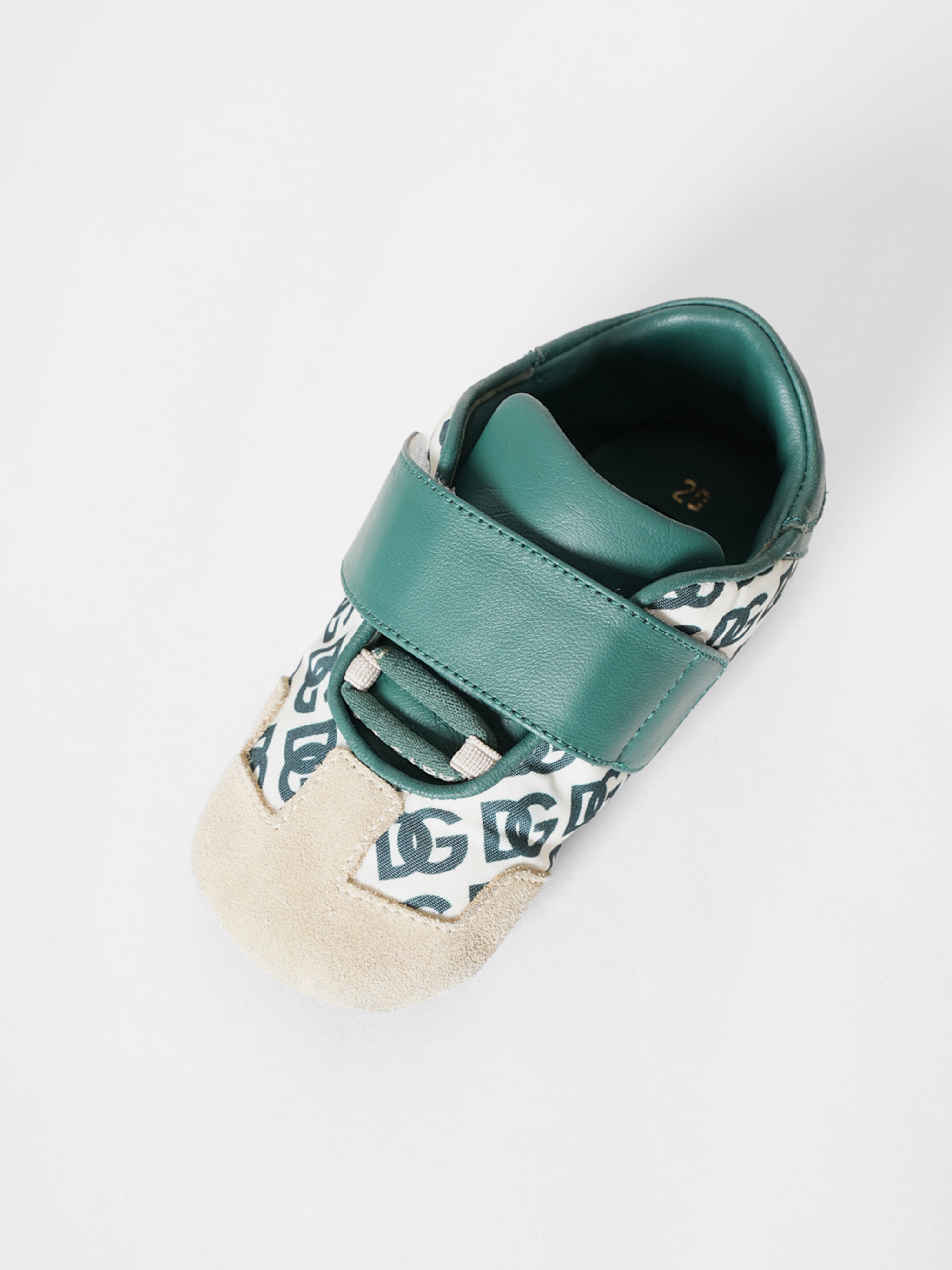 Dolce & Gabbana Green Crib Shoes