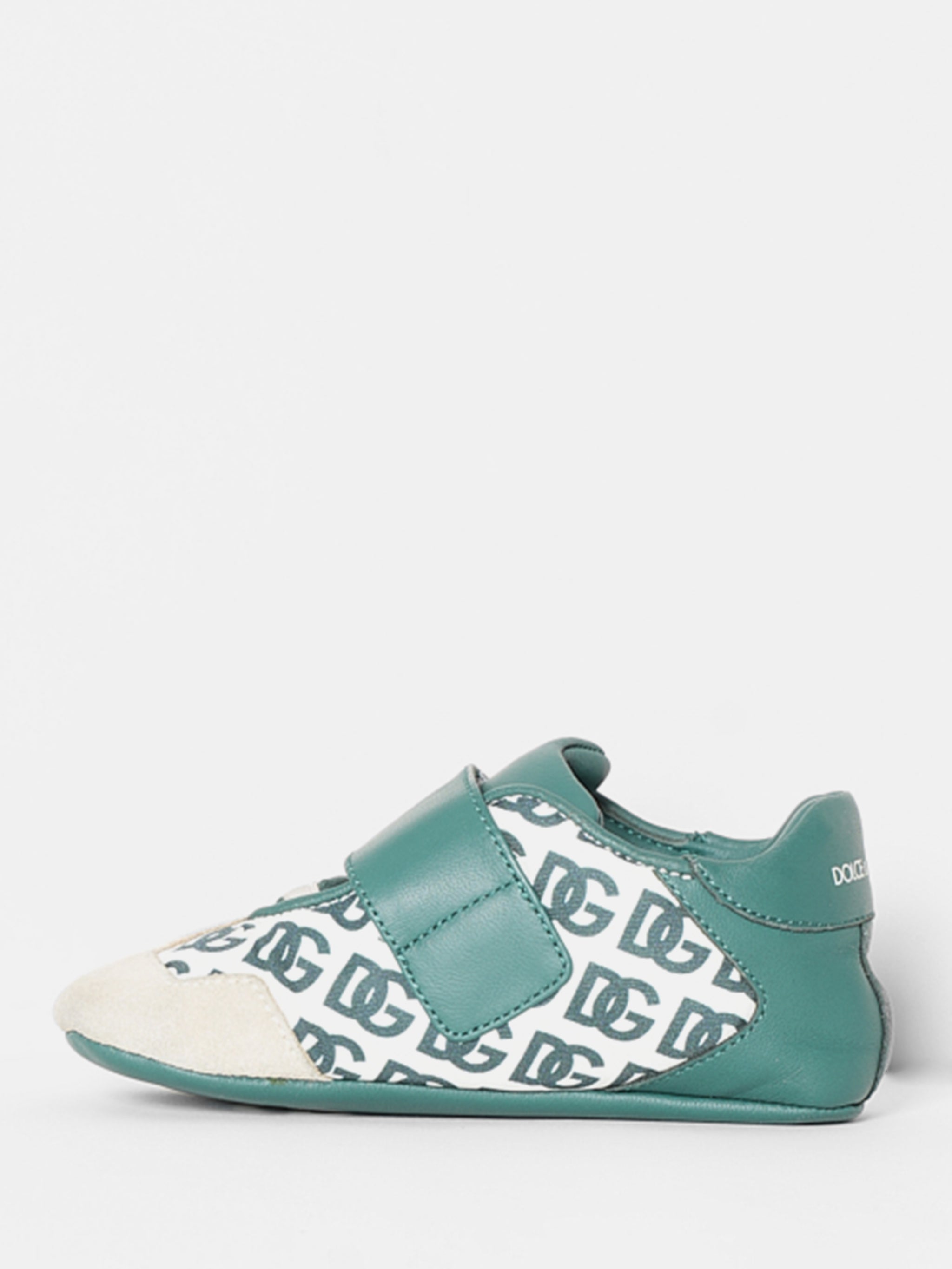 Dolce & Gabbana Green Crib Shoes