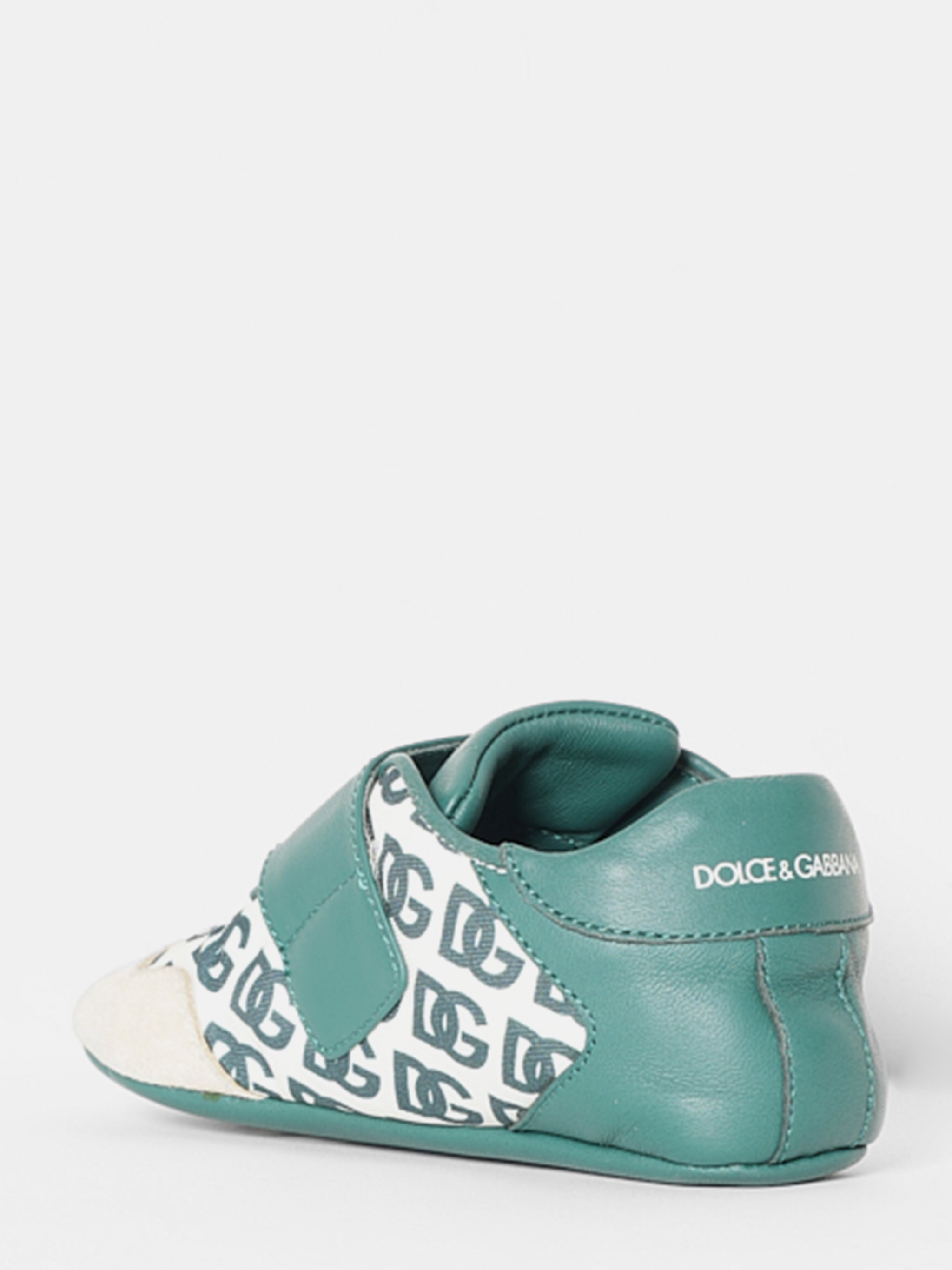 Dolce & Gabbana Green Crib Shoes