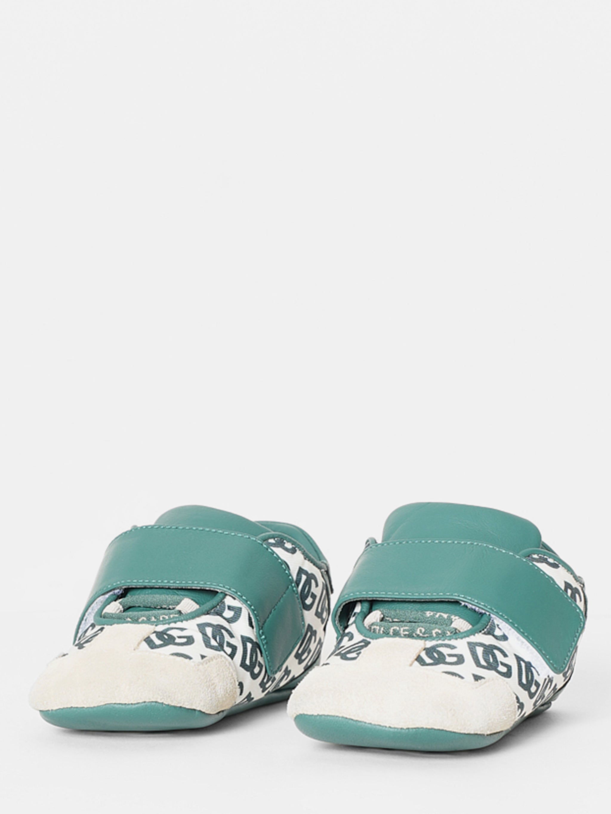 Dolce & Gabbana Green Crib Shoes