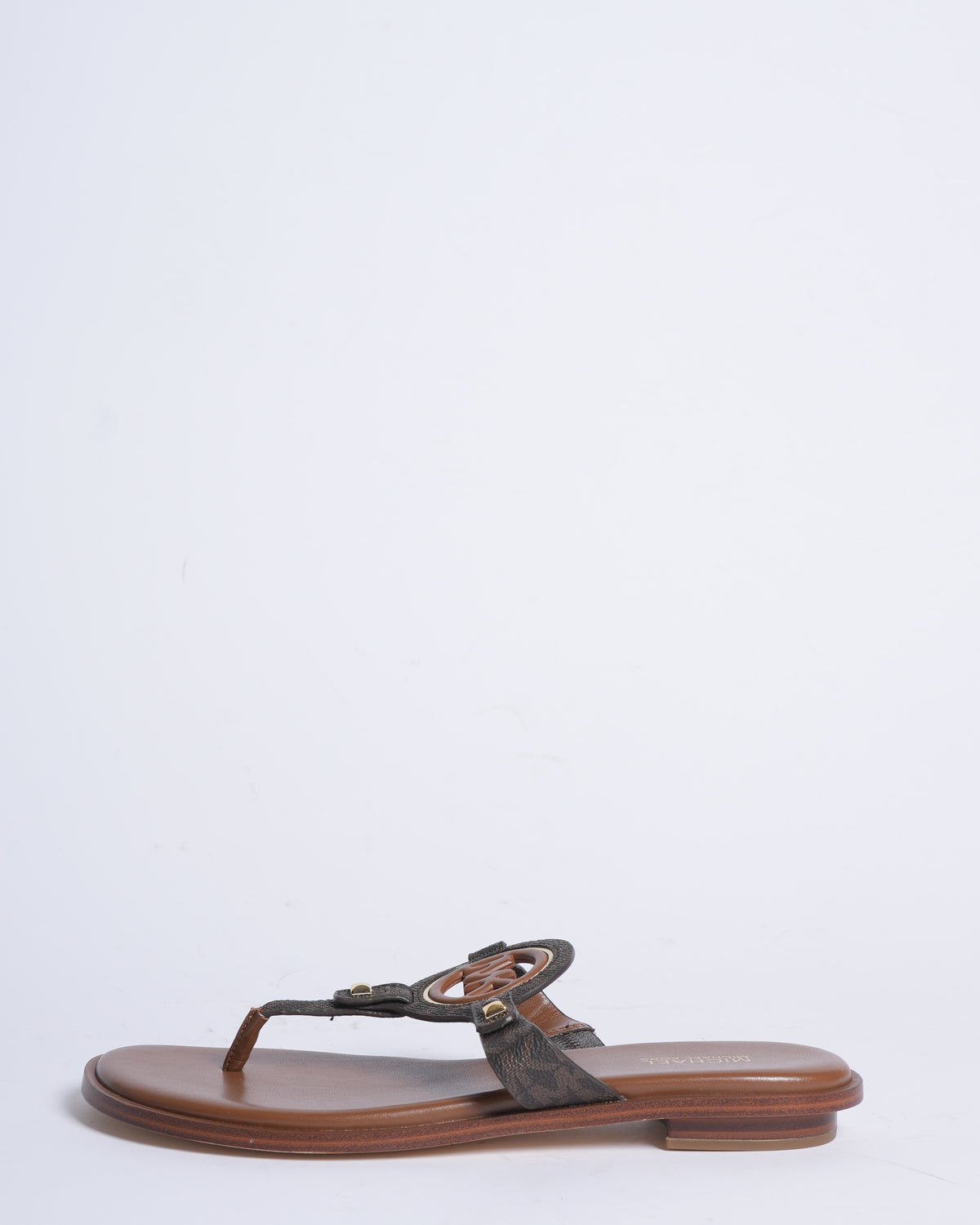 MK Brown Thong Flats