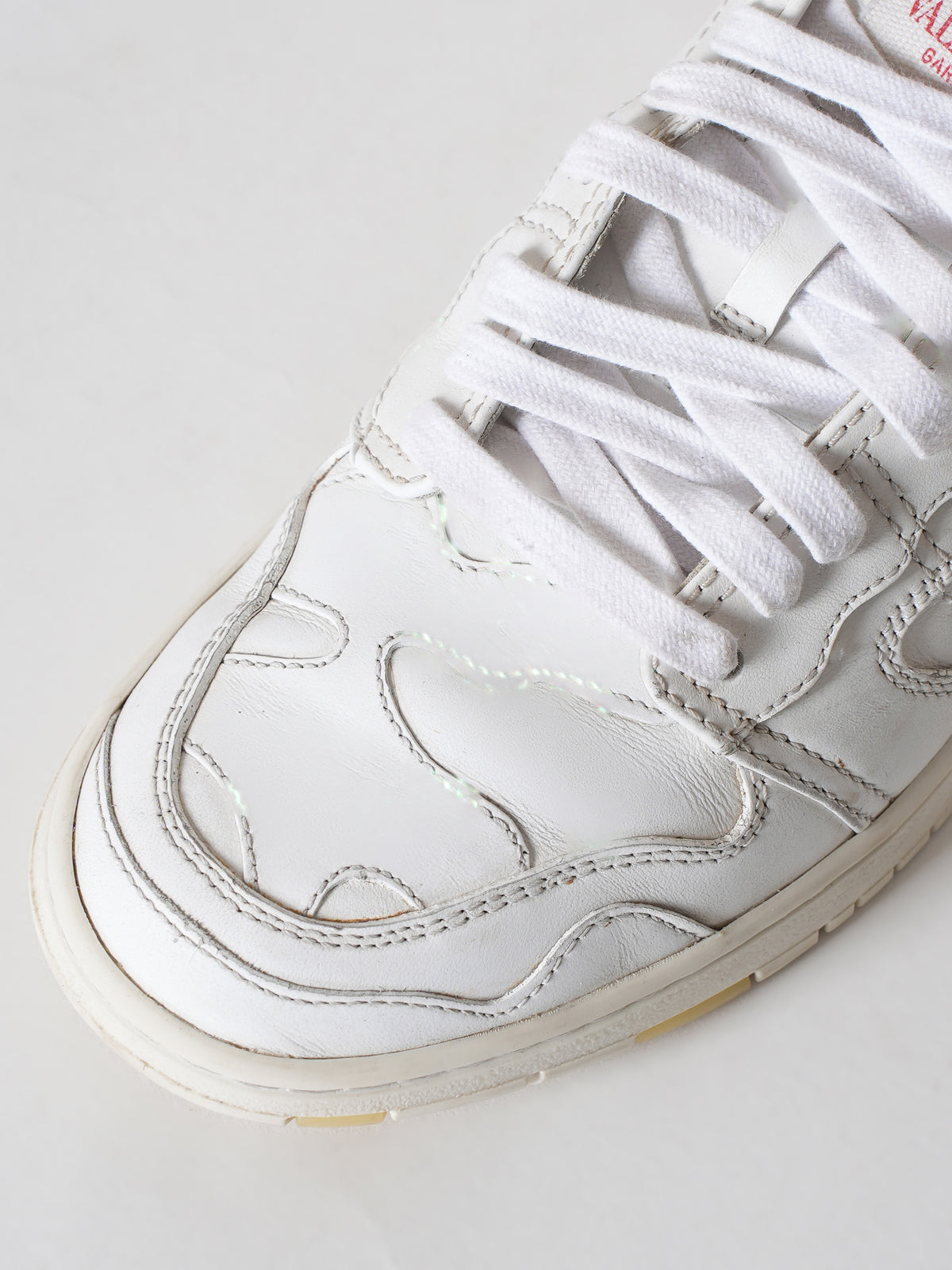 Valentino Garavani Atelier With Camouflage Leather Sneakers