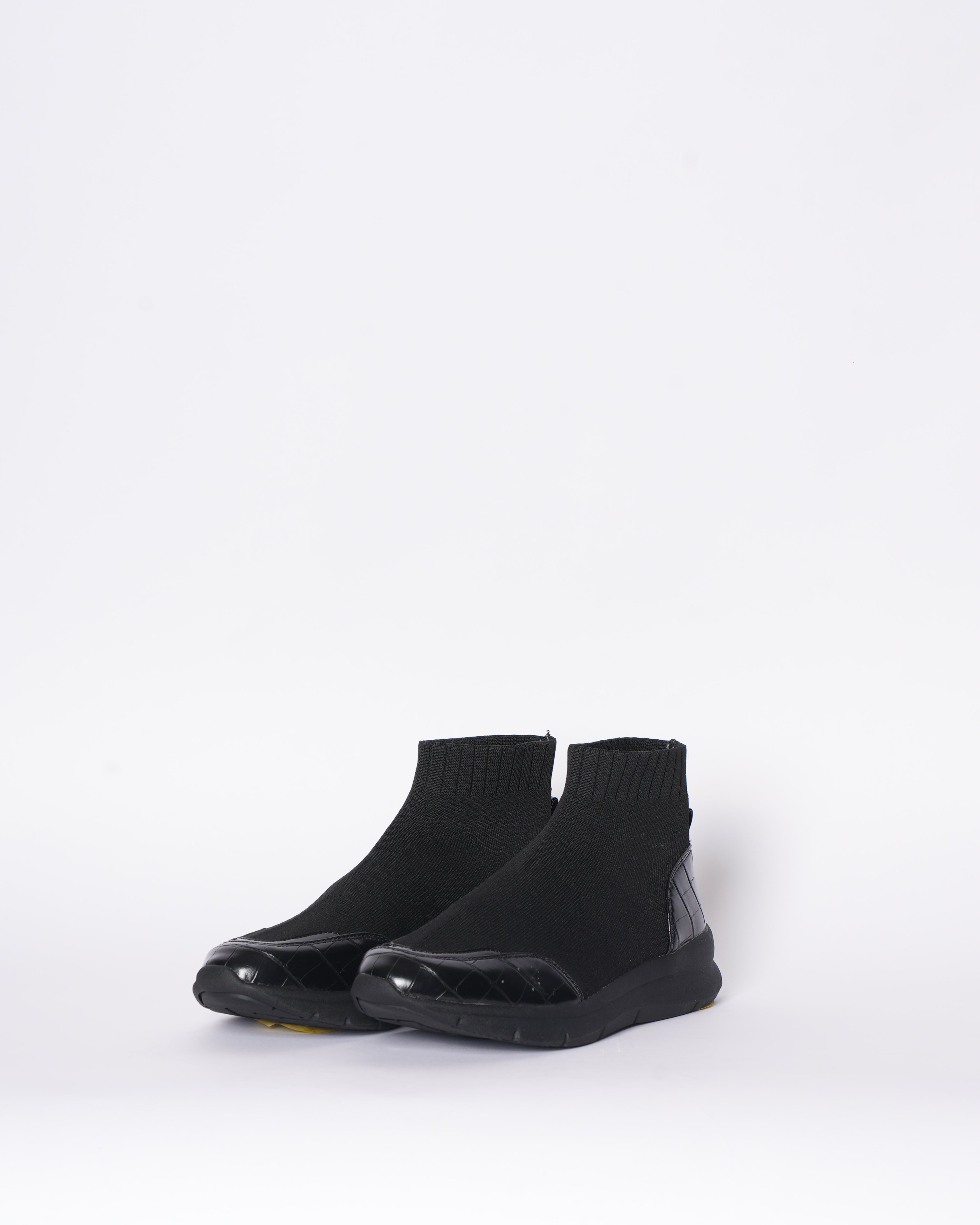 New Carvela High Sock Black Trainer