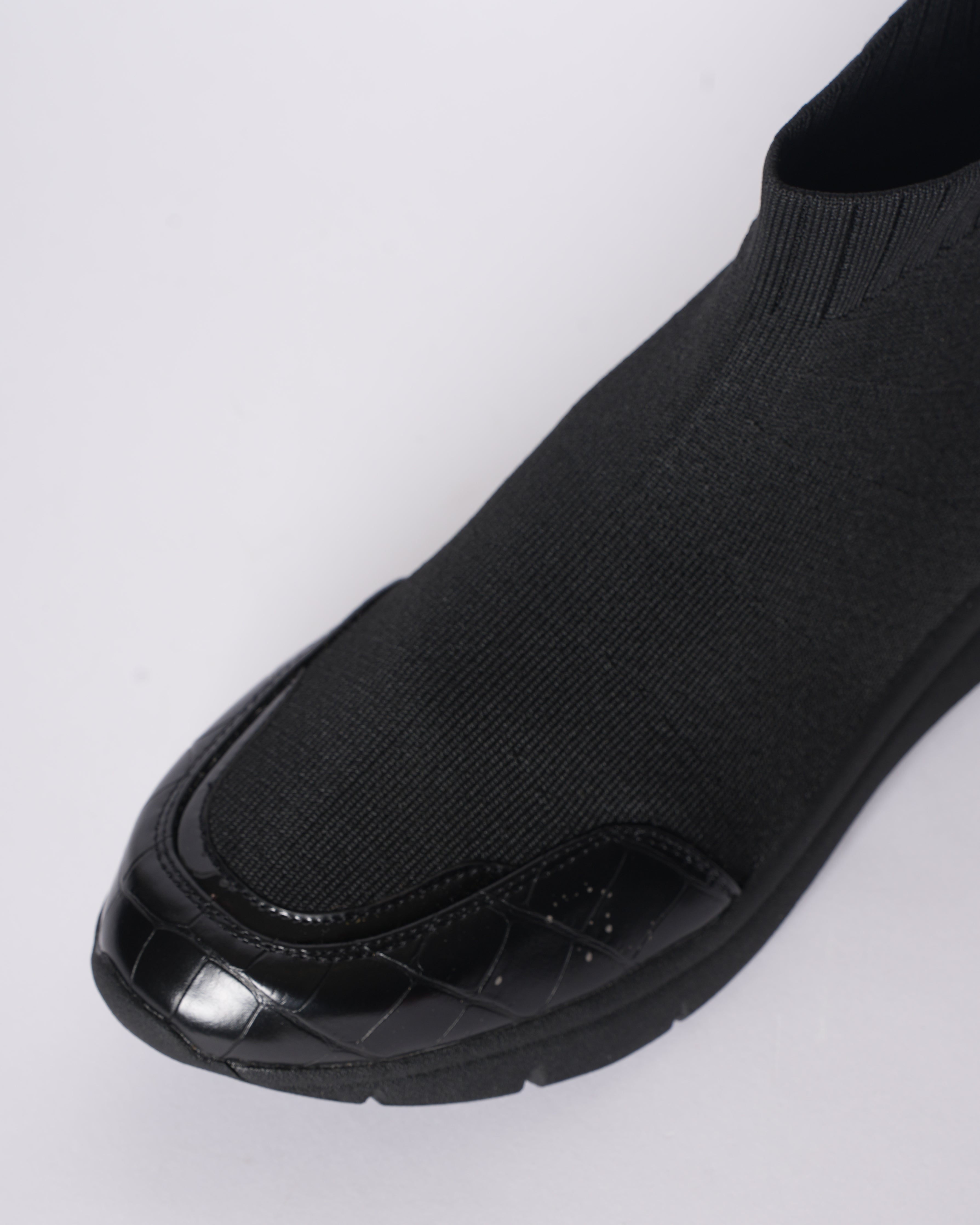 New Carvela High Sock Black Trainer