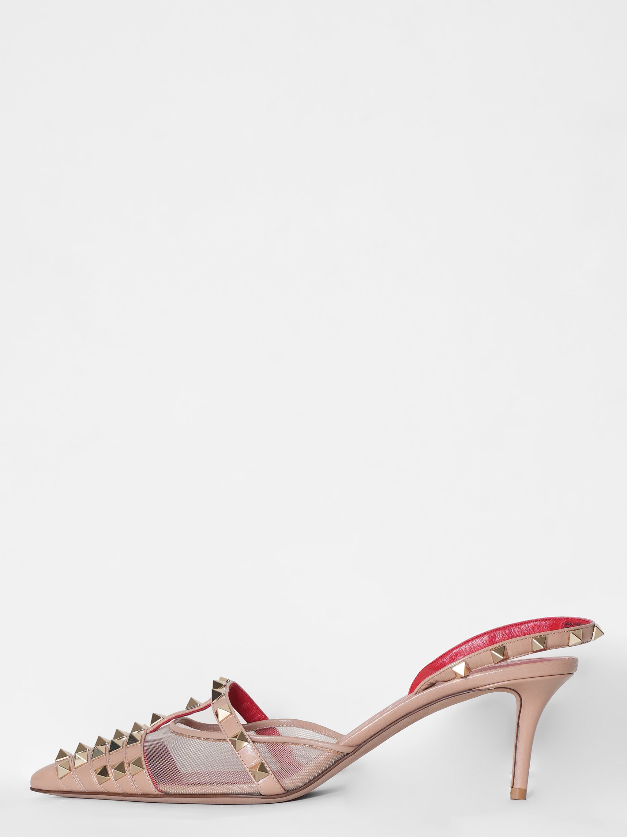 New Valentino Stud Sling Back Heels