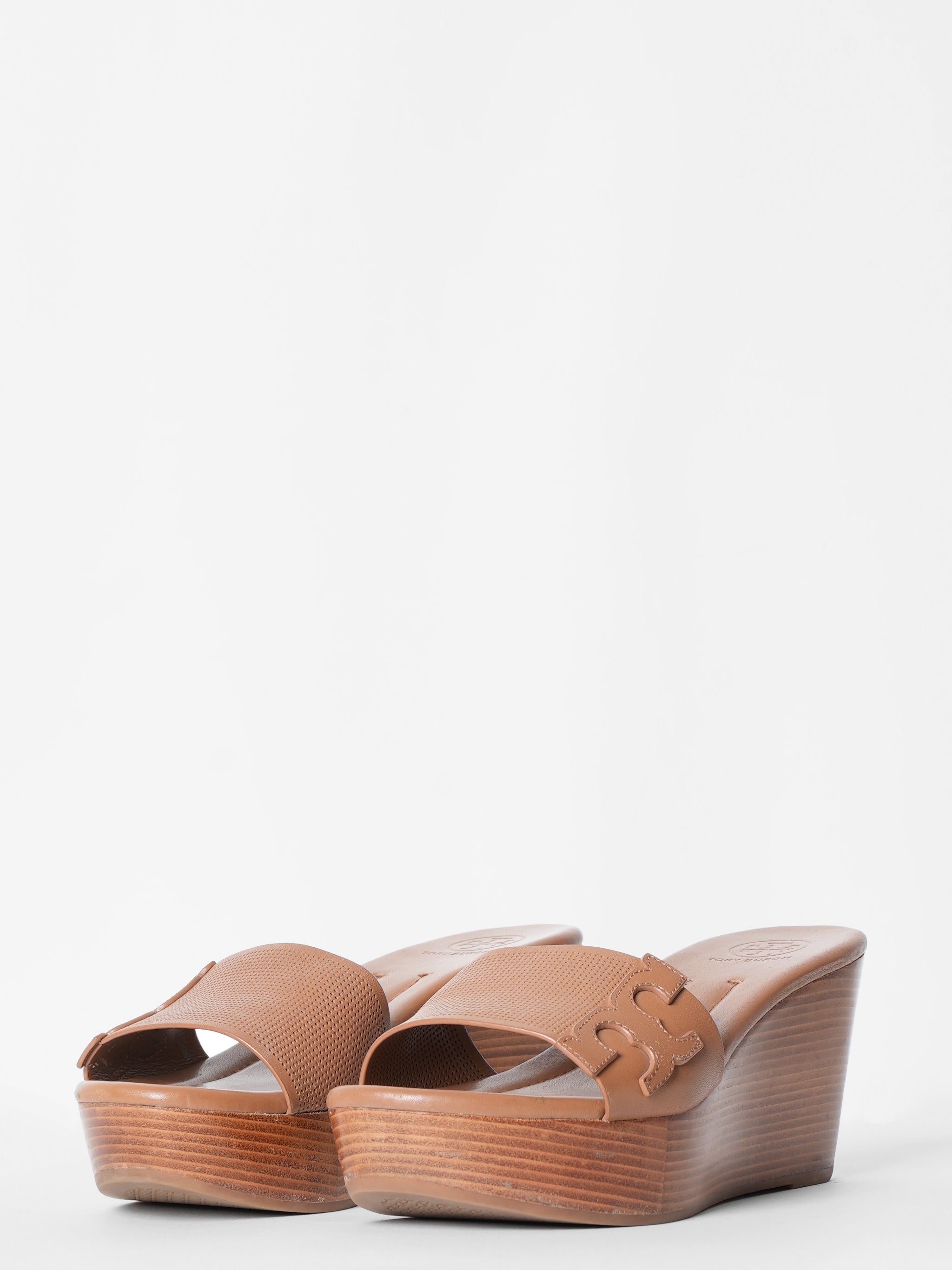 Tory burch wedge online slippers