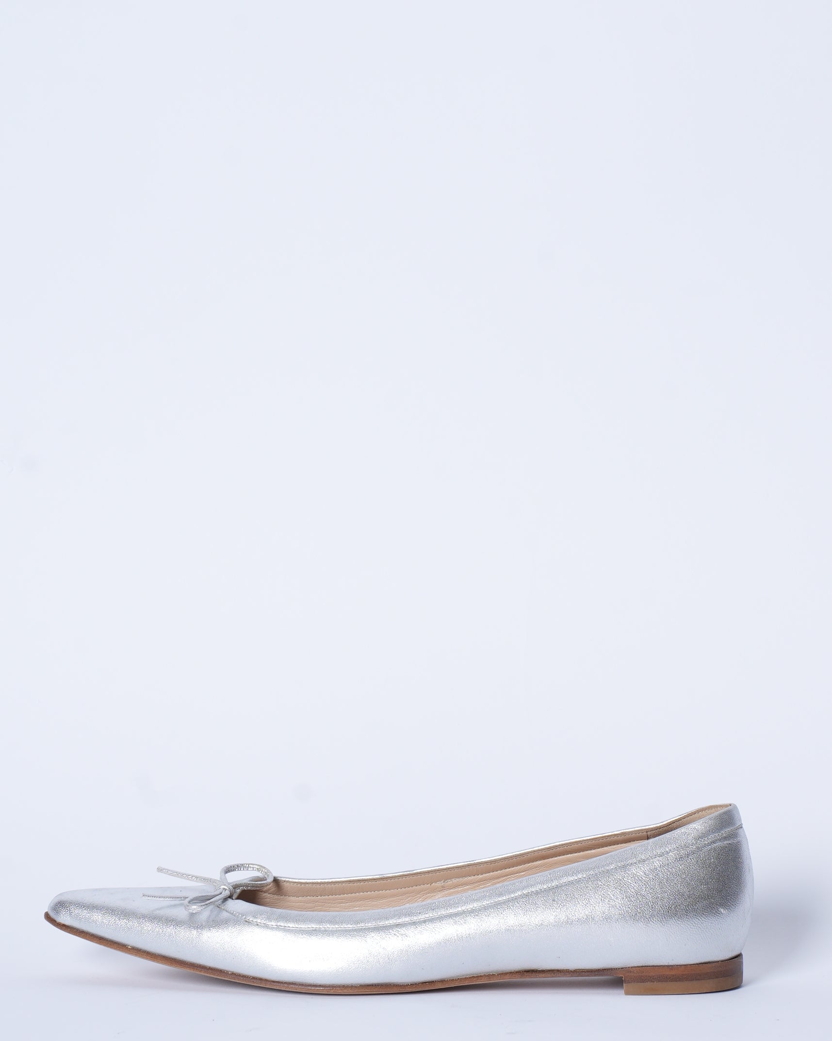 Monolo Blahnik Silver shoes