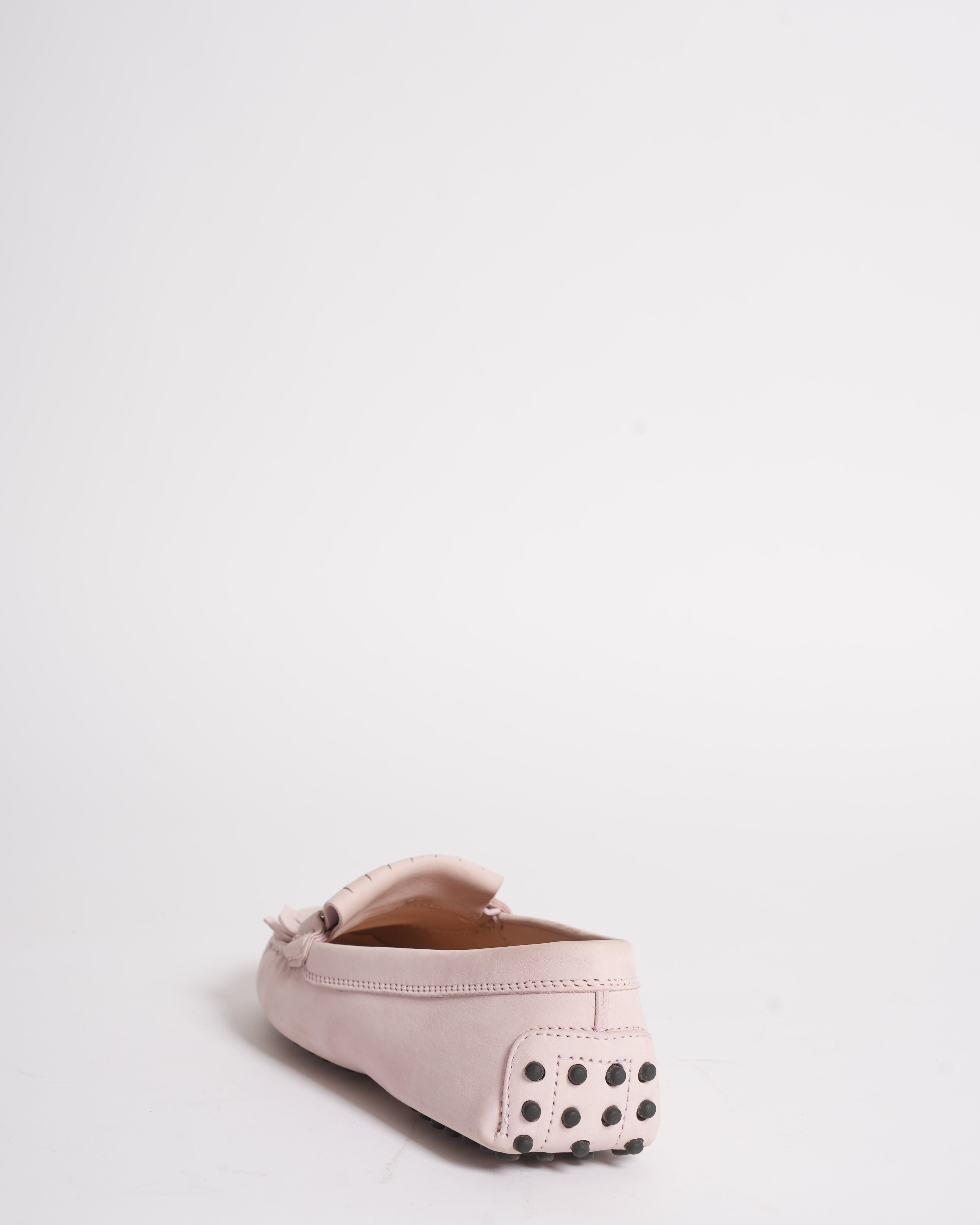 Tod's Suede Loafers in Pink