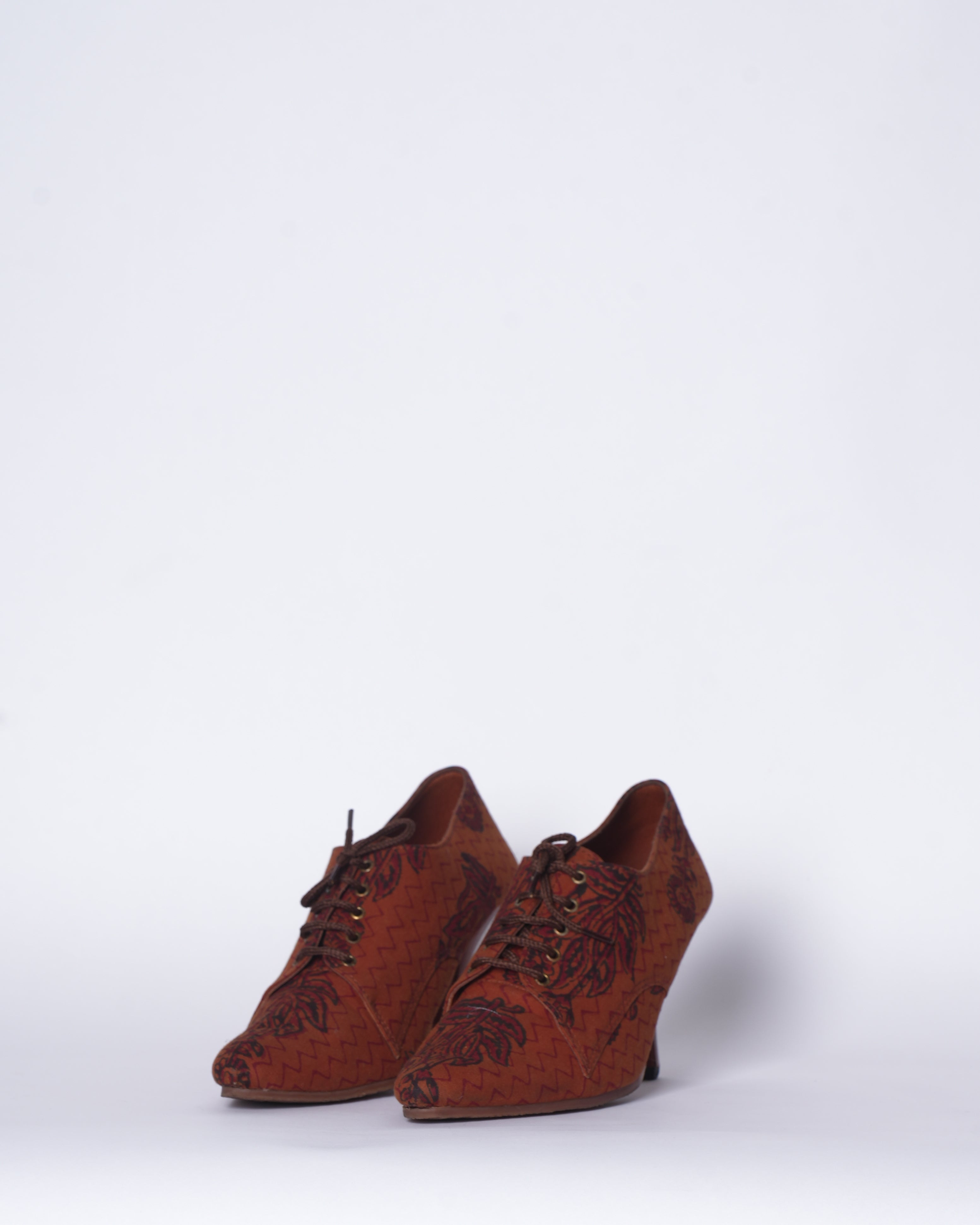 Rohan Arora Women's Block Printed Lace Ups