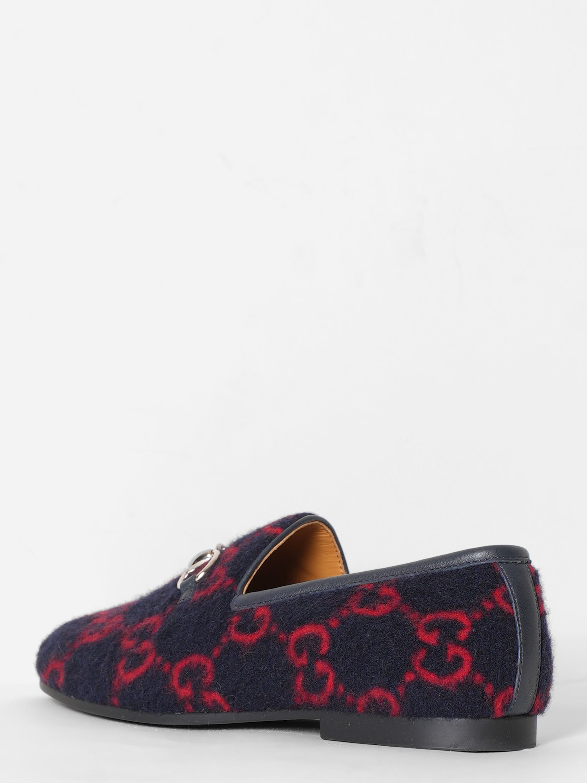 Gucci GG Supreme Horse Bit Loafers