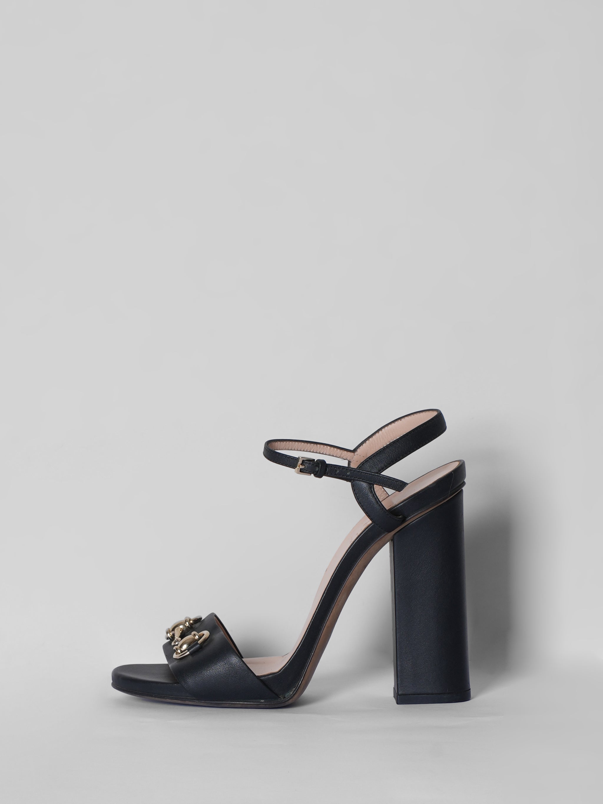 Gucci Horsebit Ankle Strap Heel