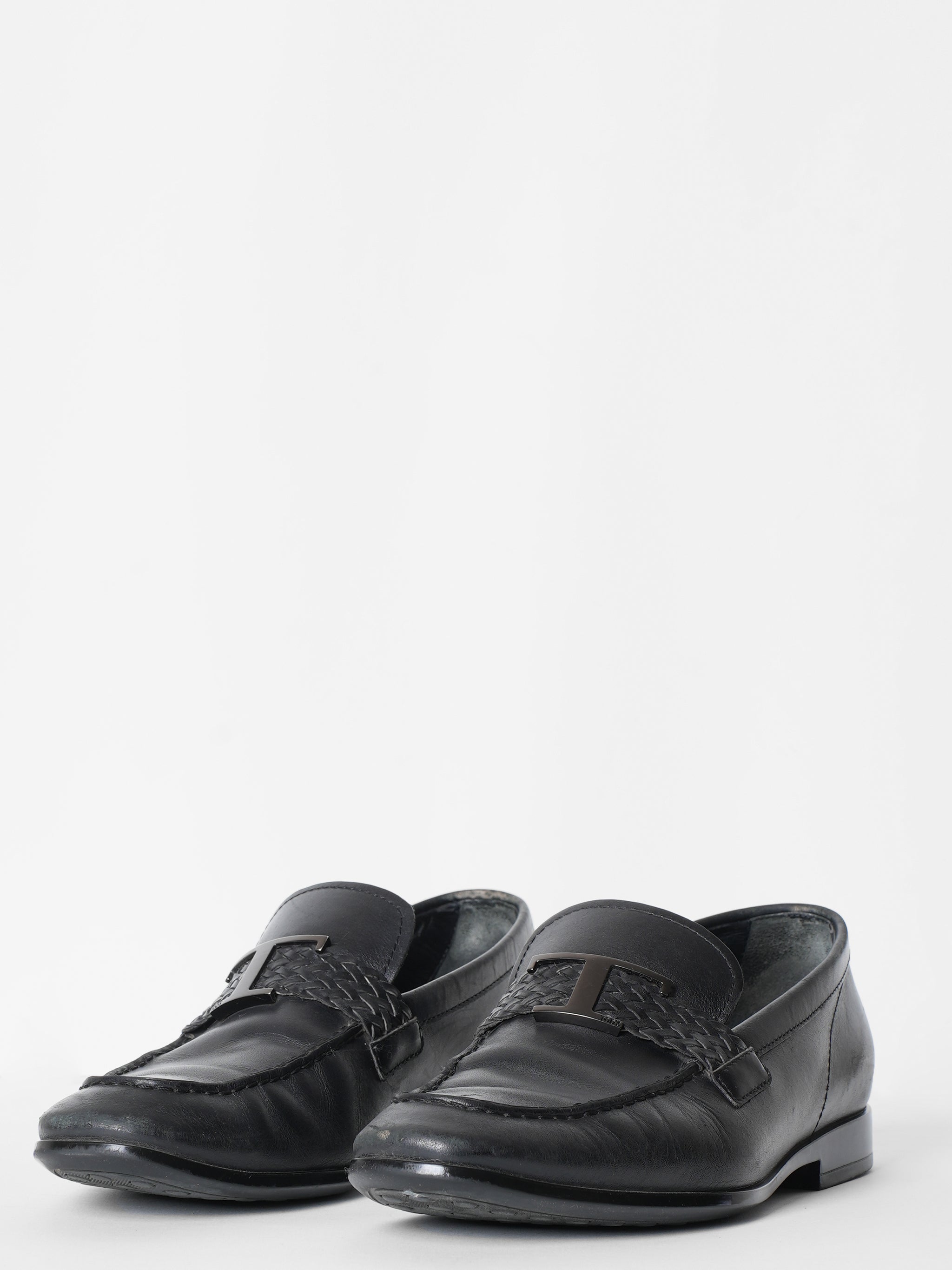 Tod's Black Loafers