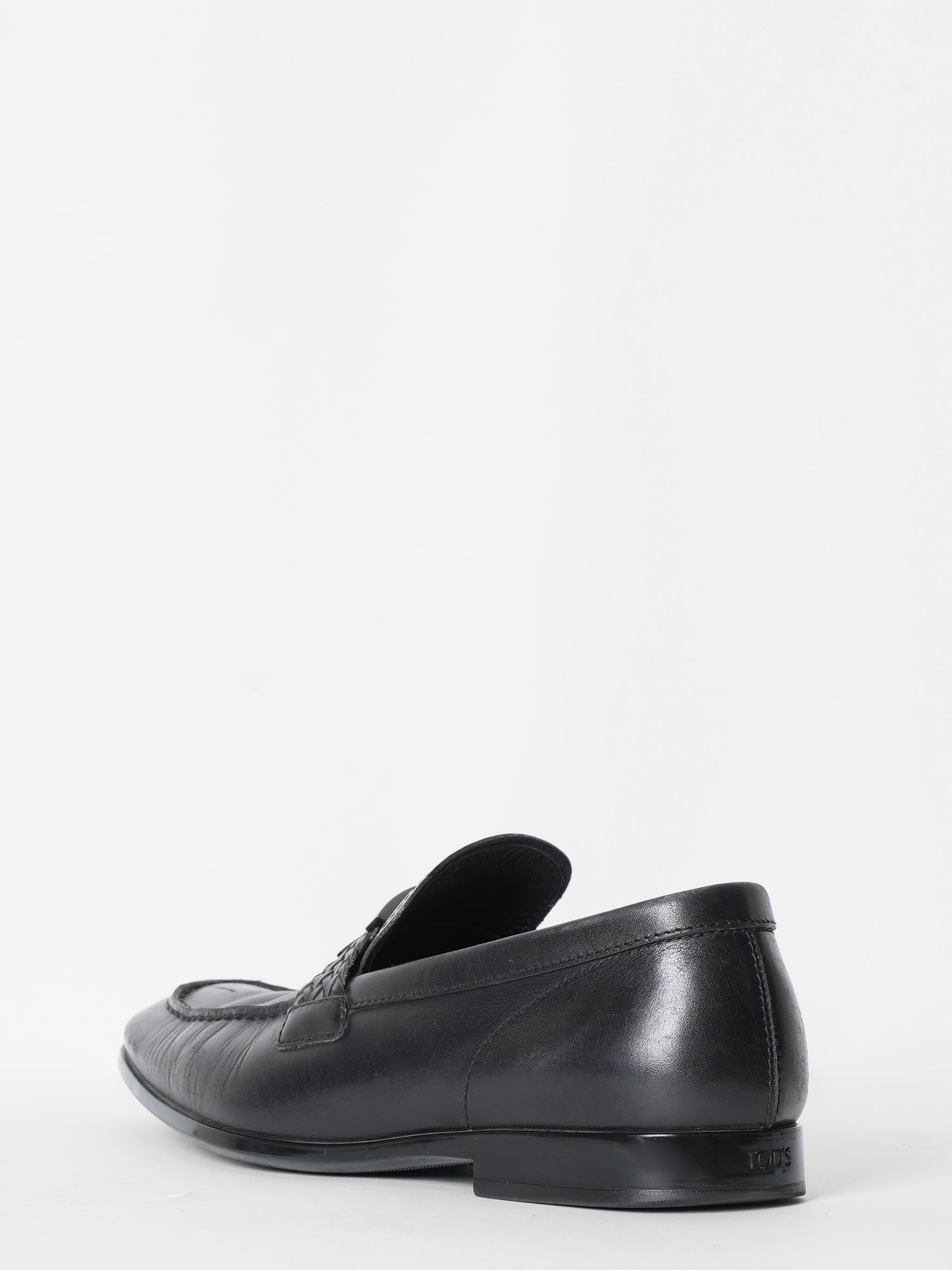 Tod's Black Loafers