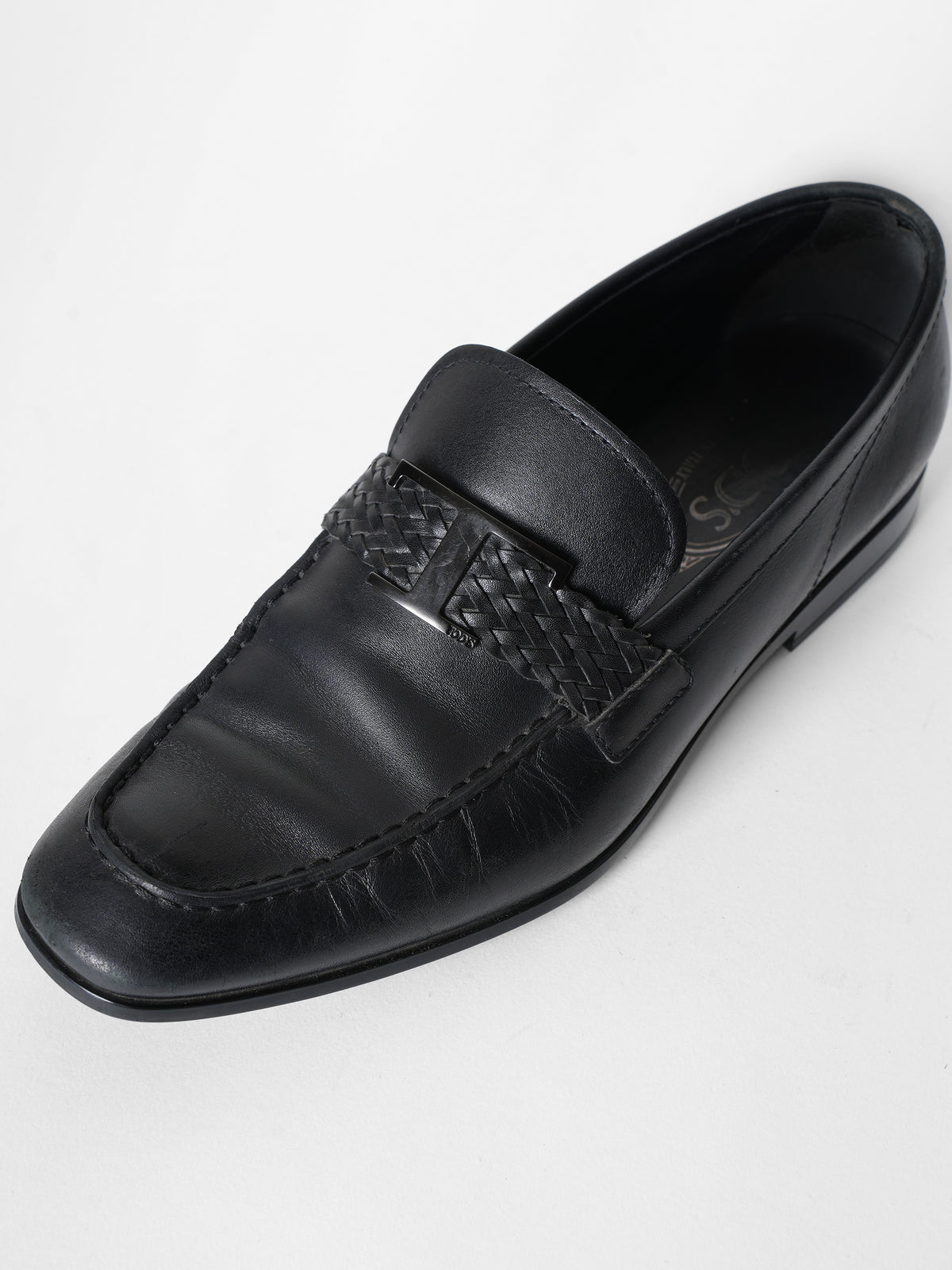 Tod's Black Loafers