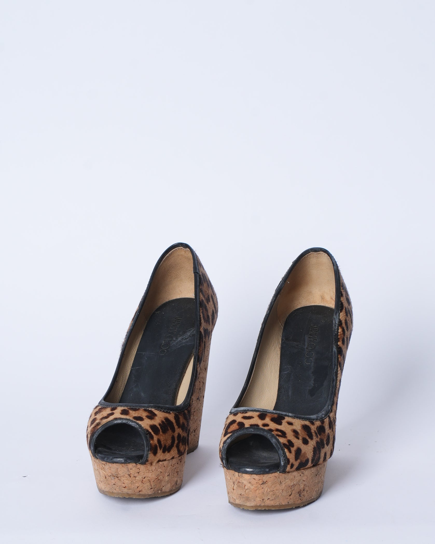 Jimmy Choo Leopard Wedges