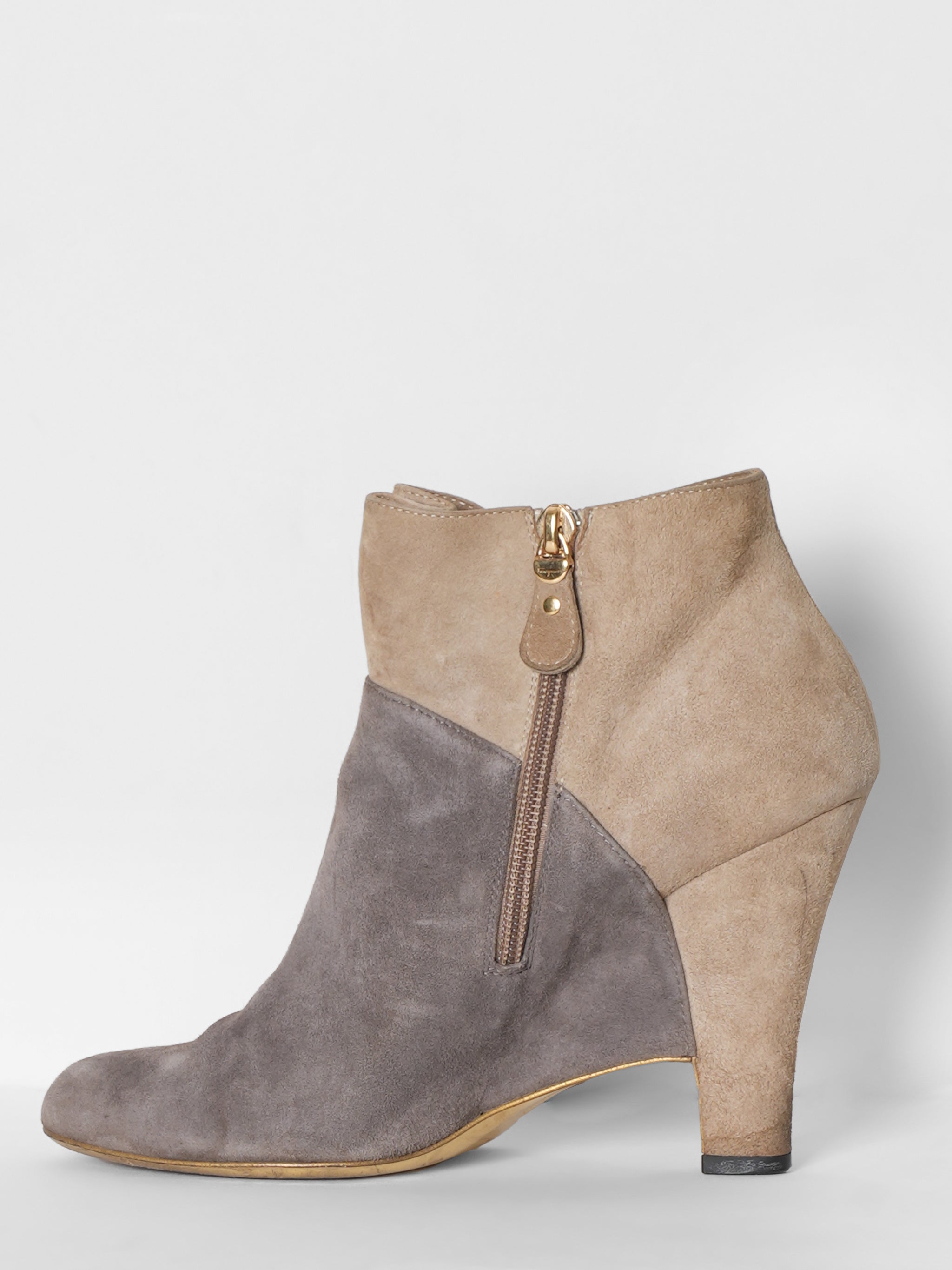 Salvatore Ferragamo Suede Wedge Boots