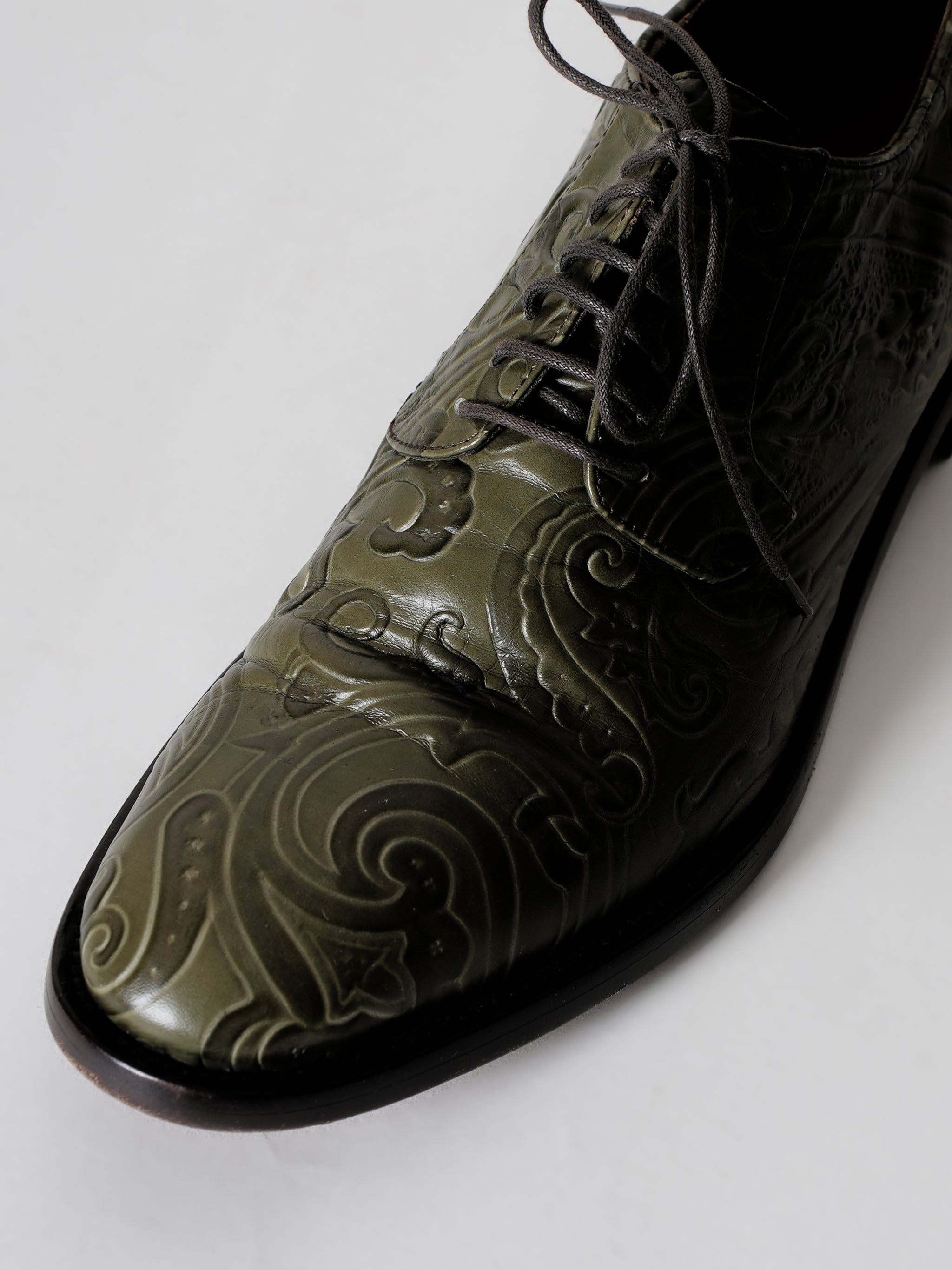 Etro Vintage Oxfords In Green