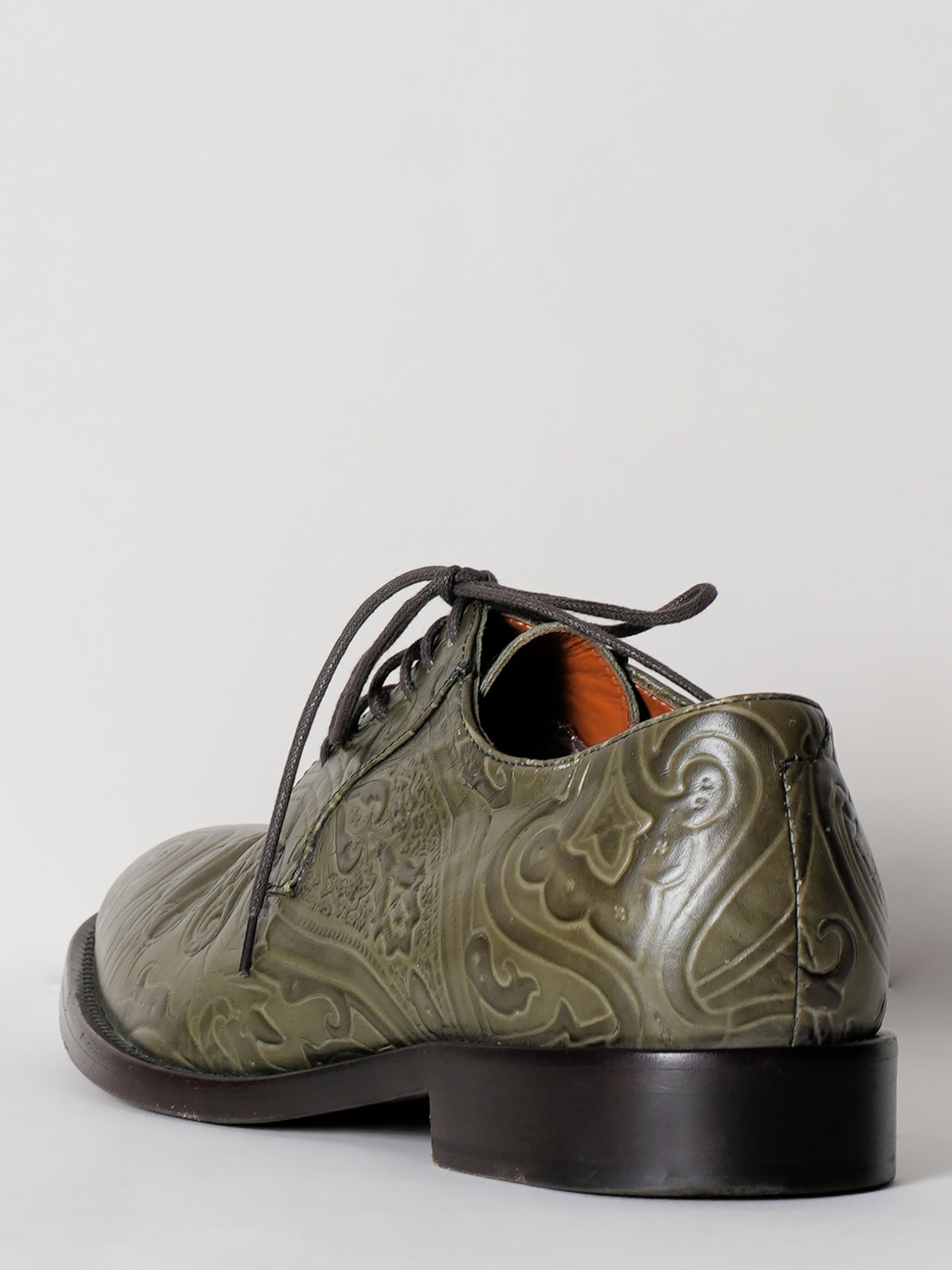 Etro Vintage Oxfords In Green