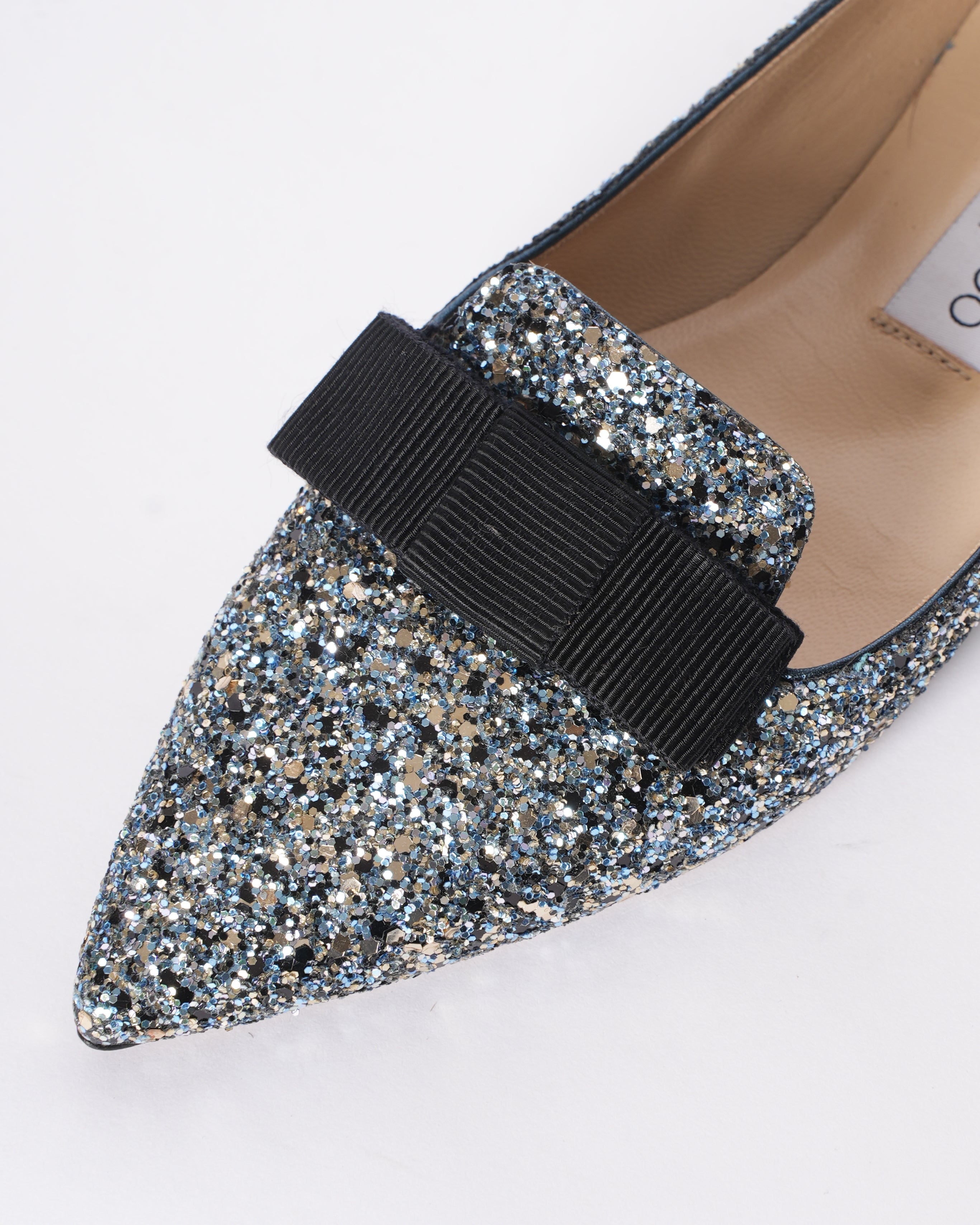 Jimmy Choo Gala Flats Starlight Blue