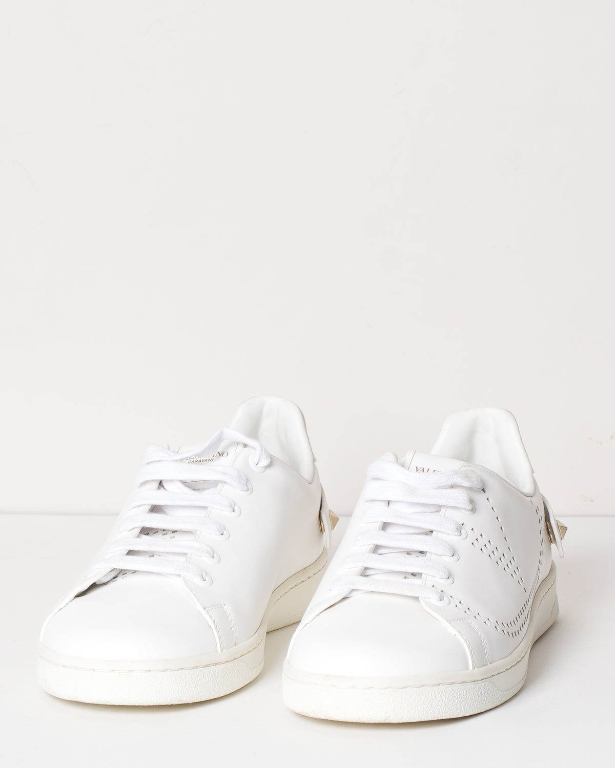 Valentino Garavani Rockstud Leather Low Trainers