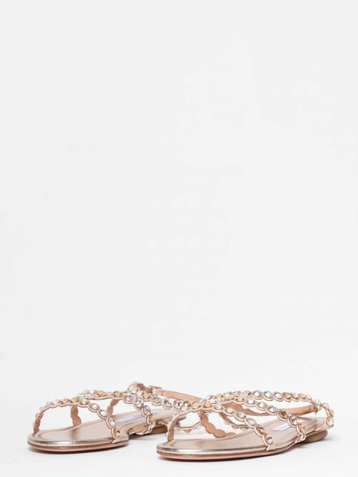 New Aquazzura Tequila Flat Sandals