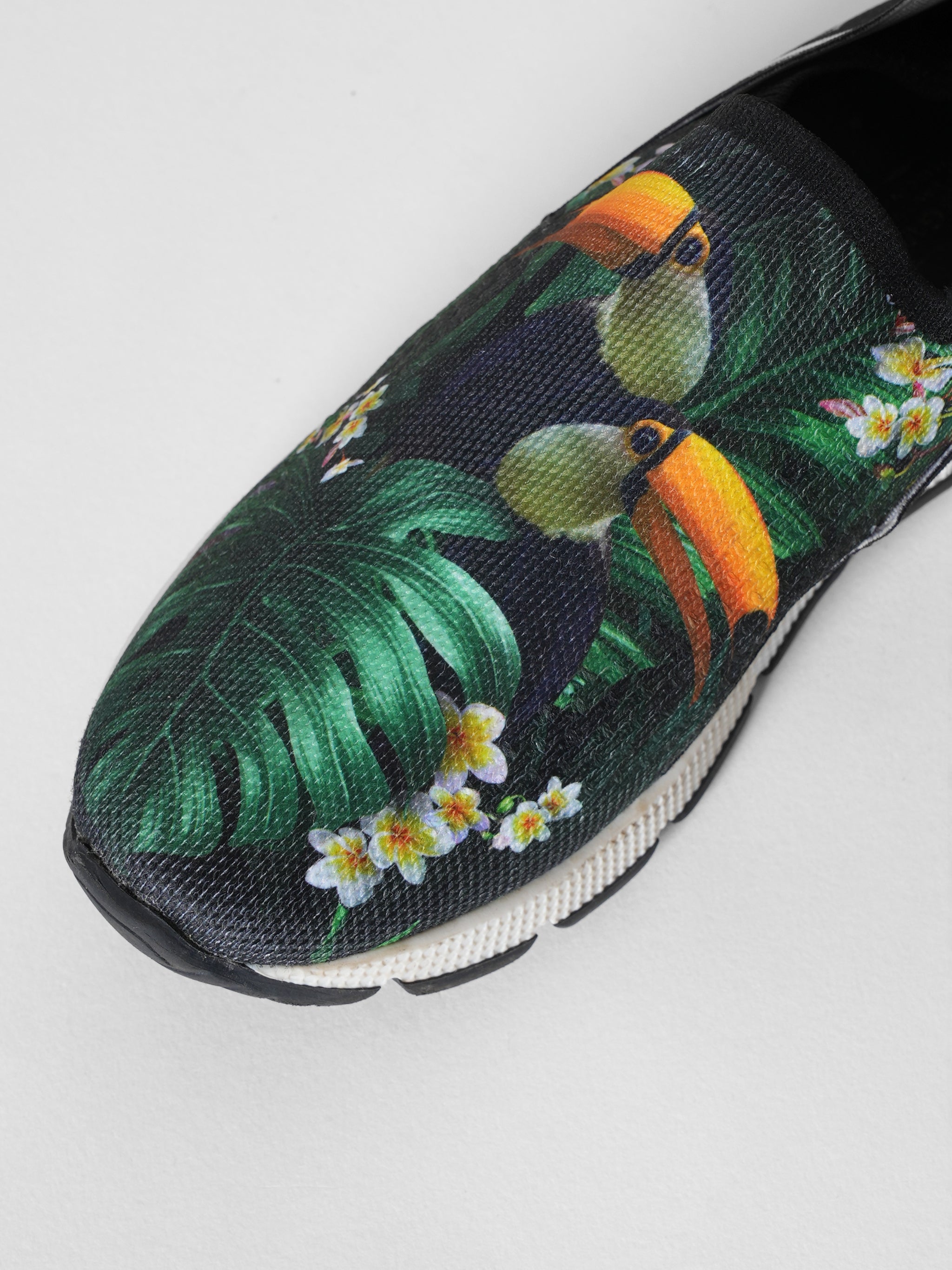 Dolce & Gabbana Jungle Print Slip Shoes