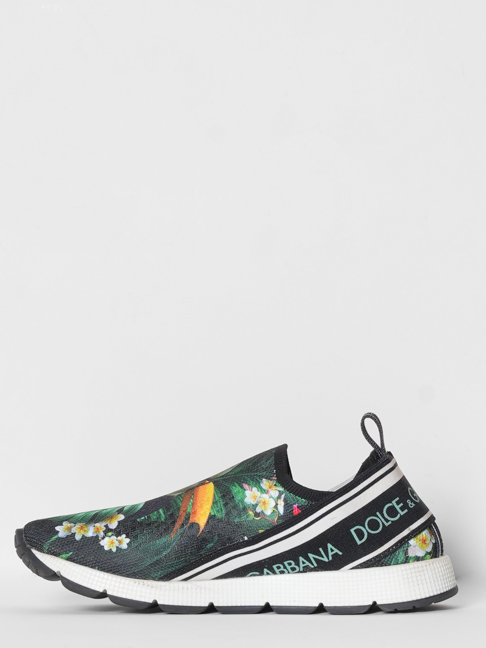 Dolce & Gabbana Jungle Print Slip Shoes