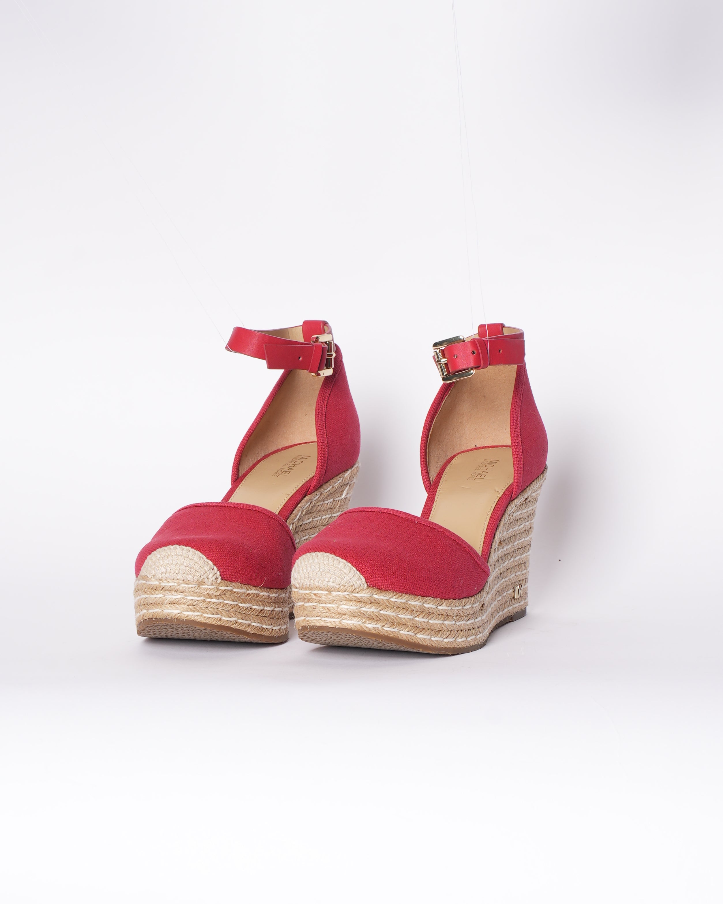 New Michael Kors Red Wedges