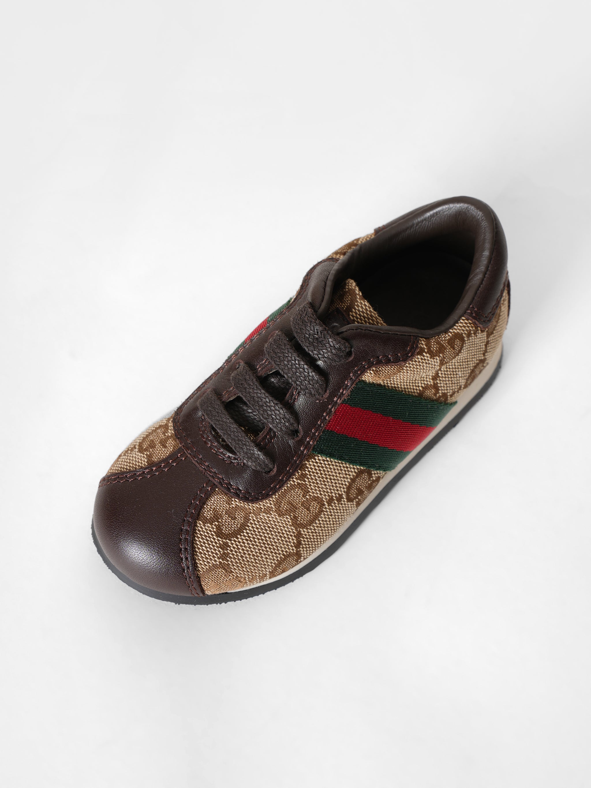 Gucci Kids GG Canvas Laceup Sneakers