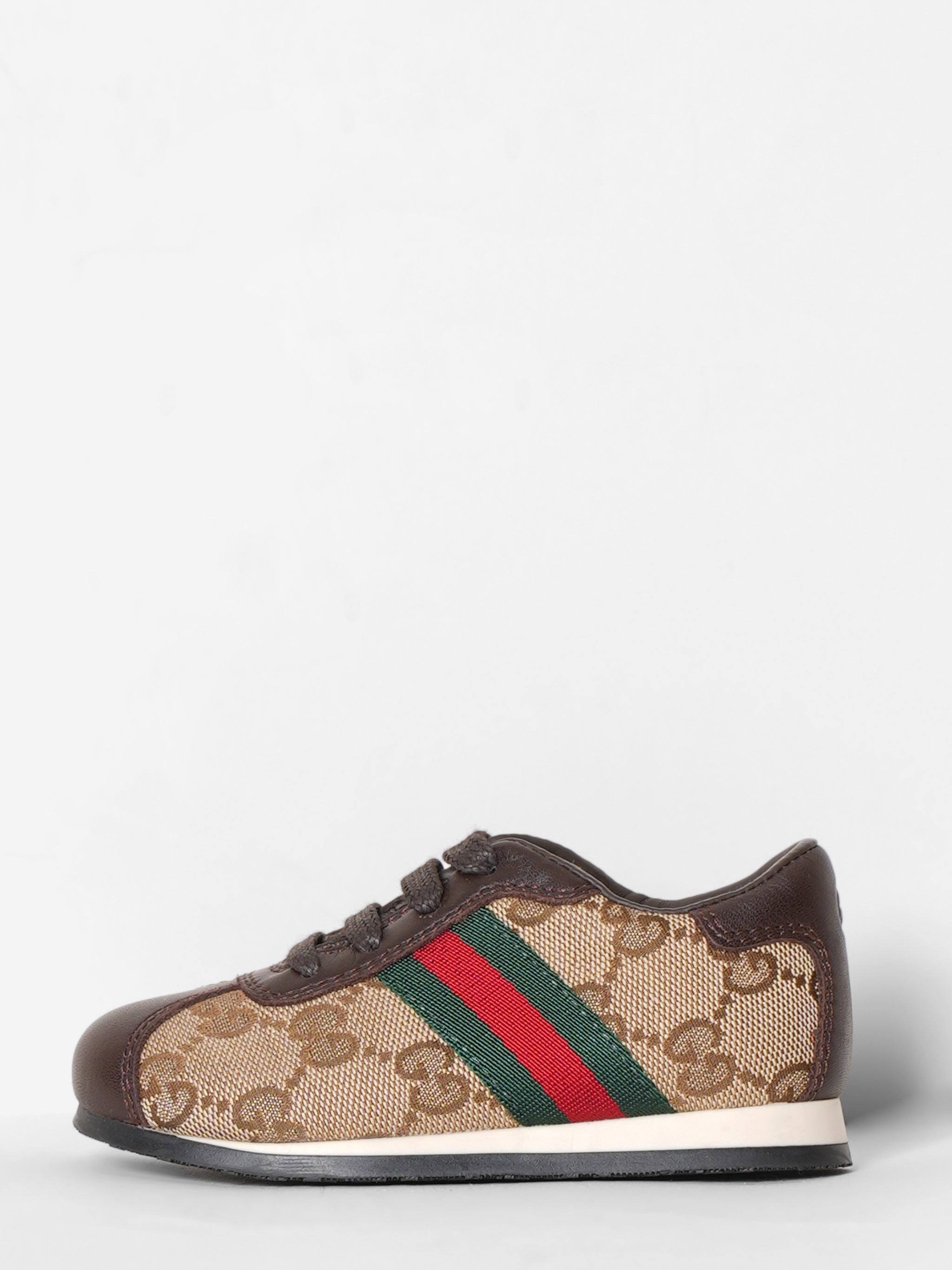 Gucci Kids GG Canvas Laceup Sneakers