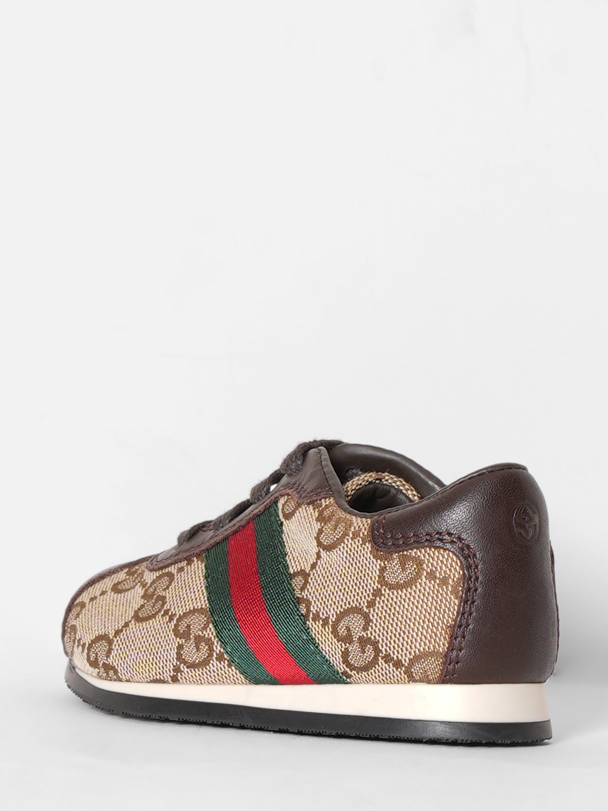 Gucci Kids GG Canvas Laceup Sneakers