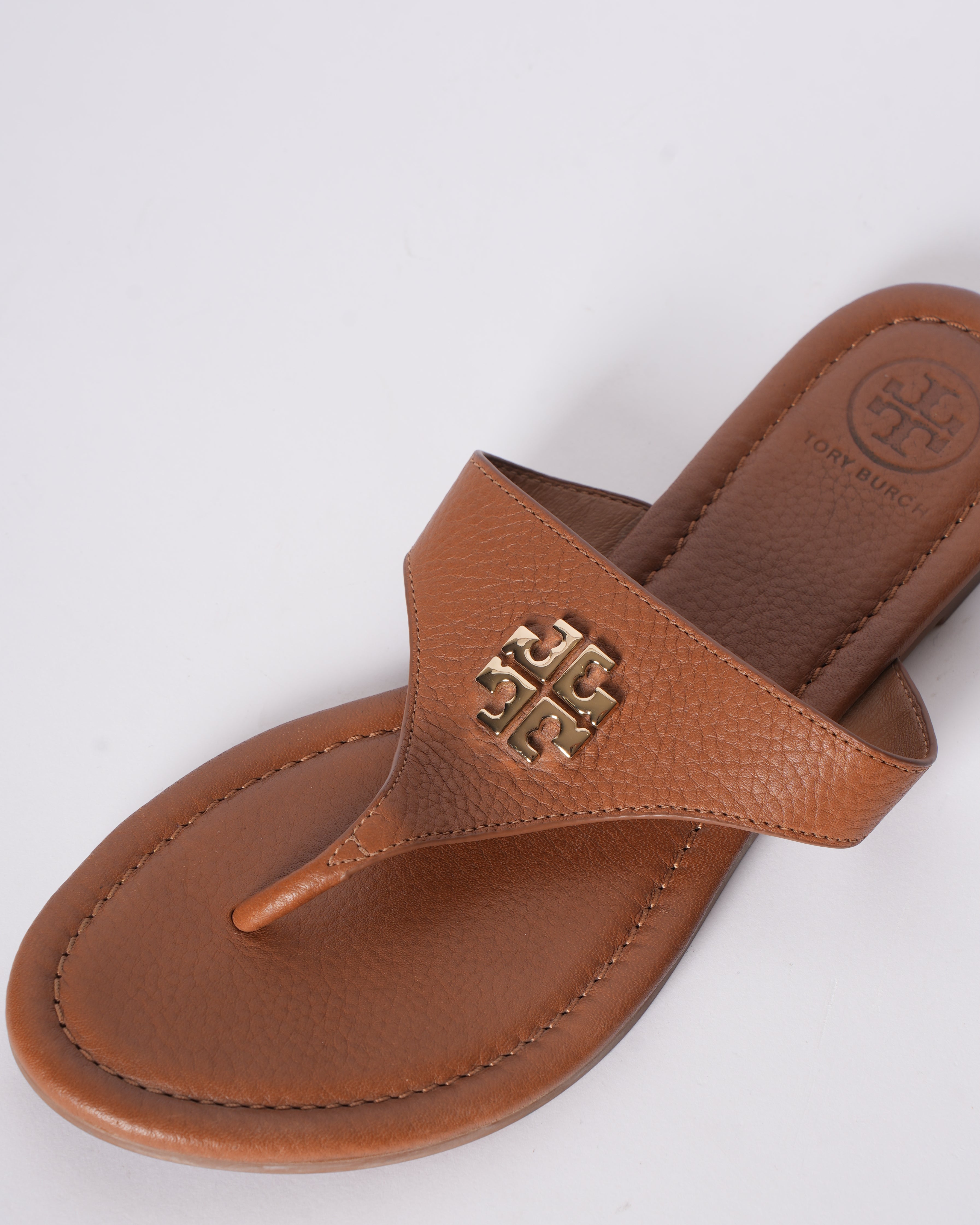 Tory Burch Flip Flops In Brown