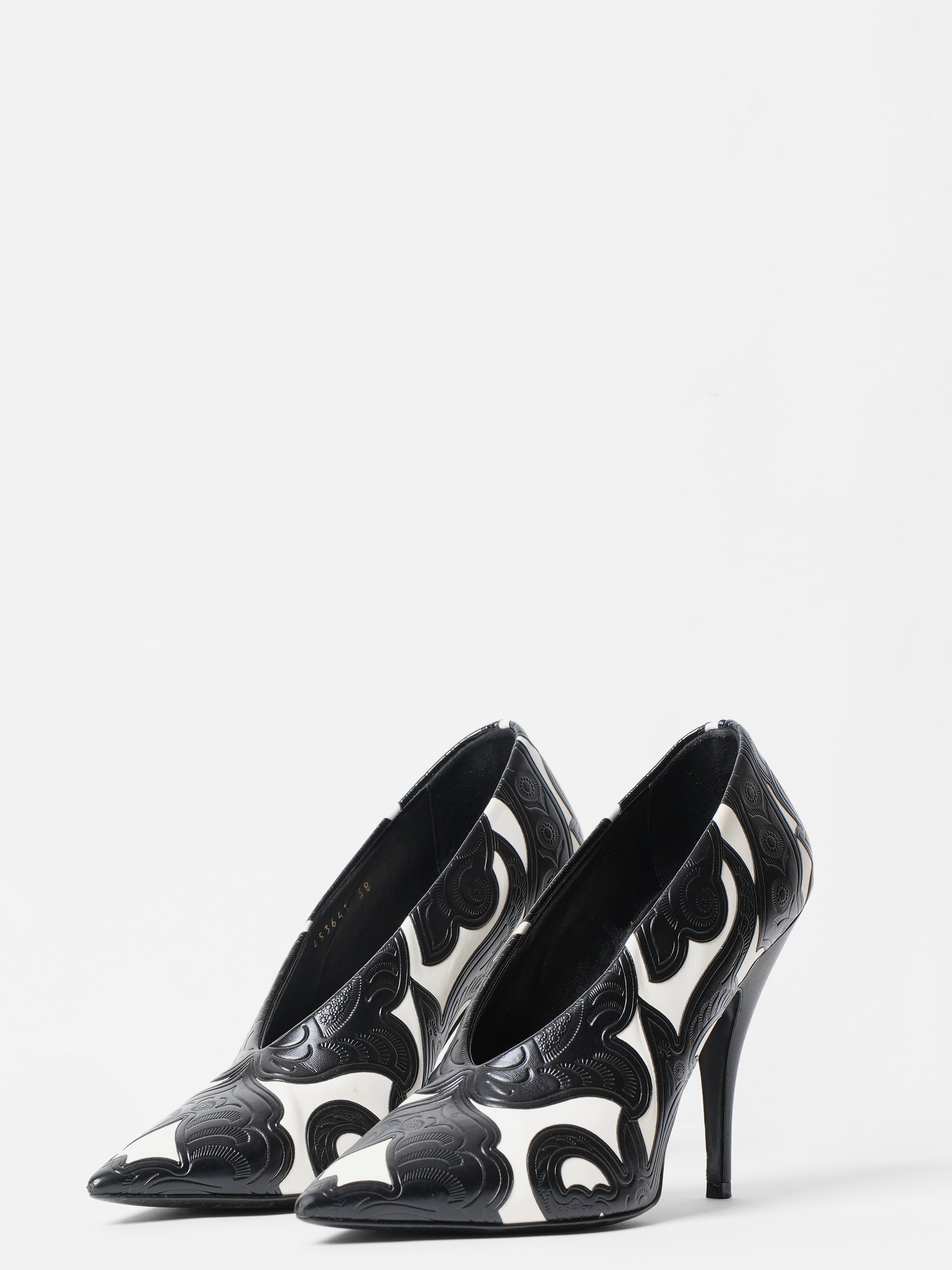 Stella McCartney Black & White Stilettos