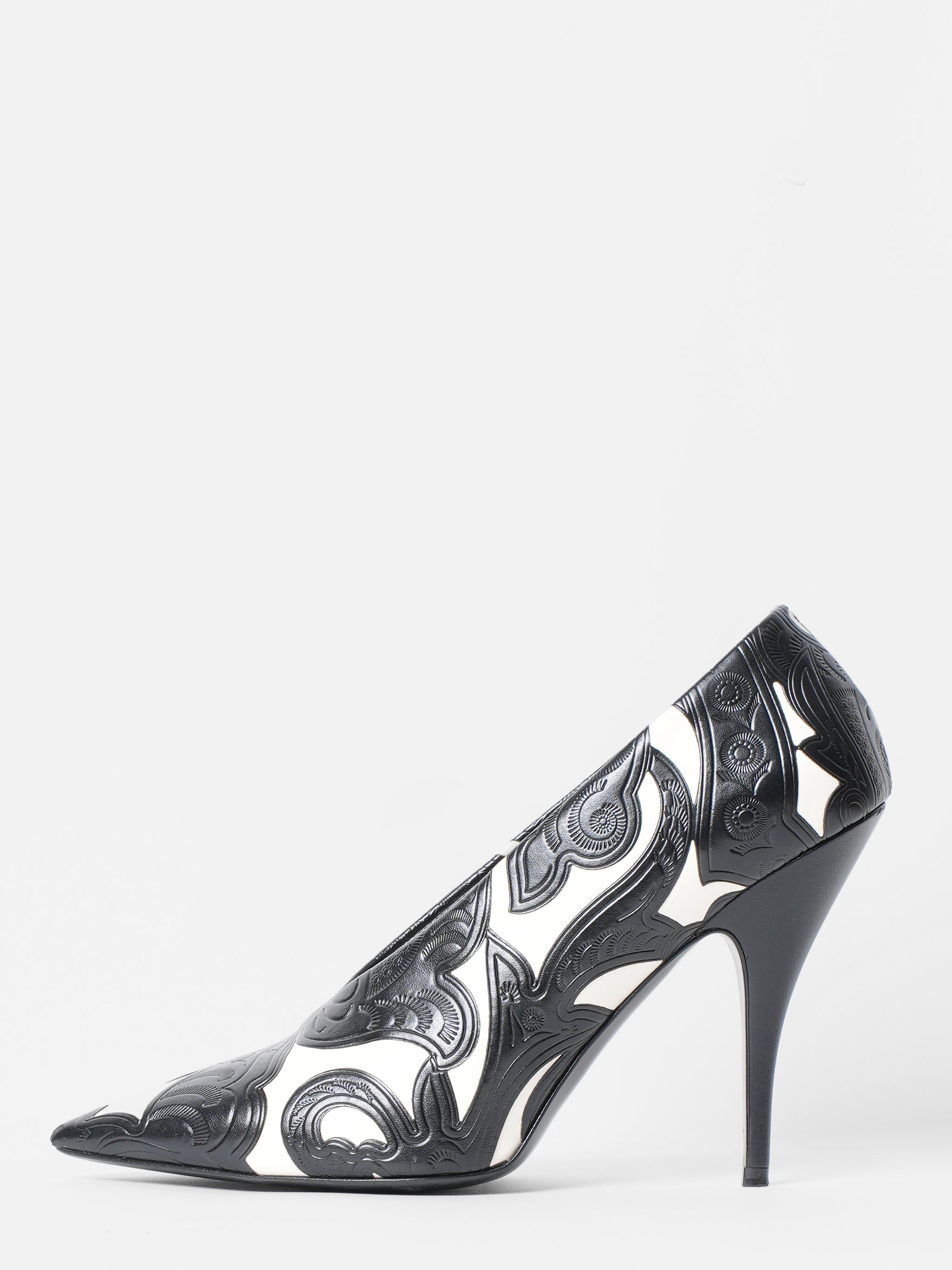 Stella McCartney Black & White Stilettos