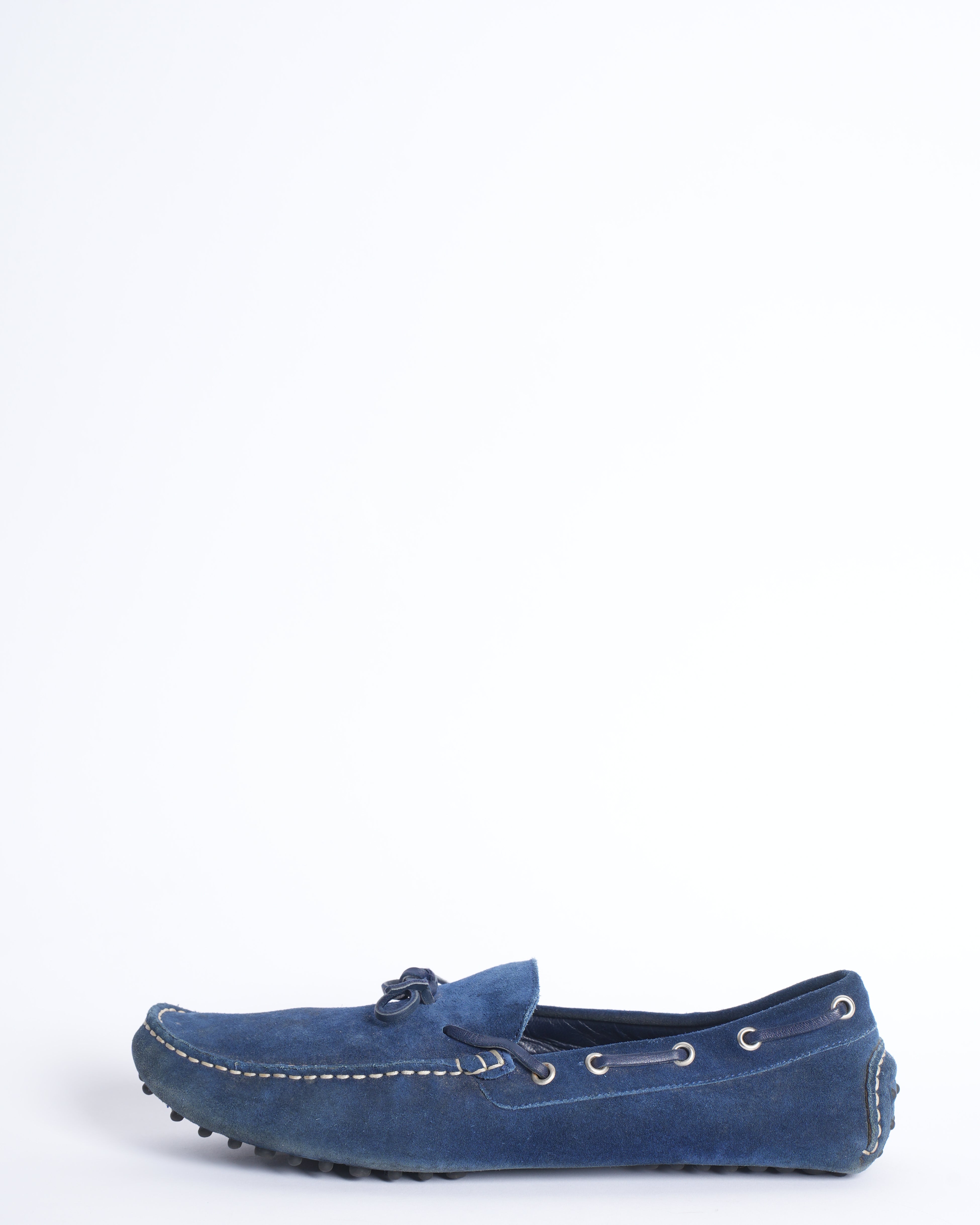 Canali blue loafers in suede