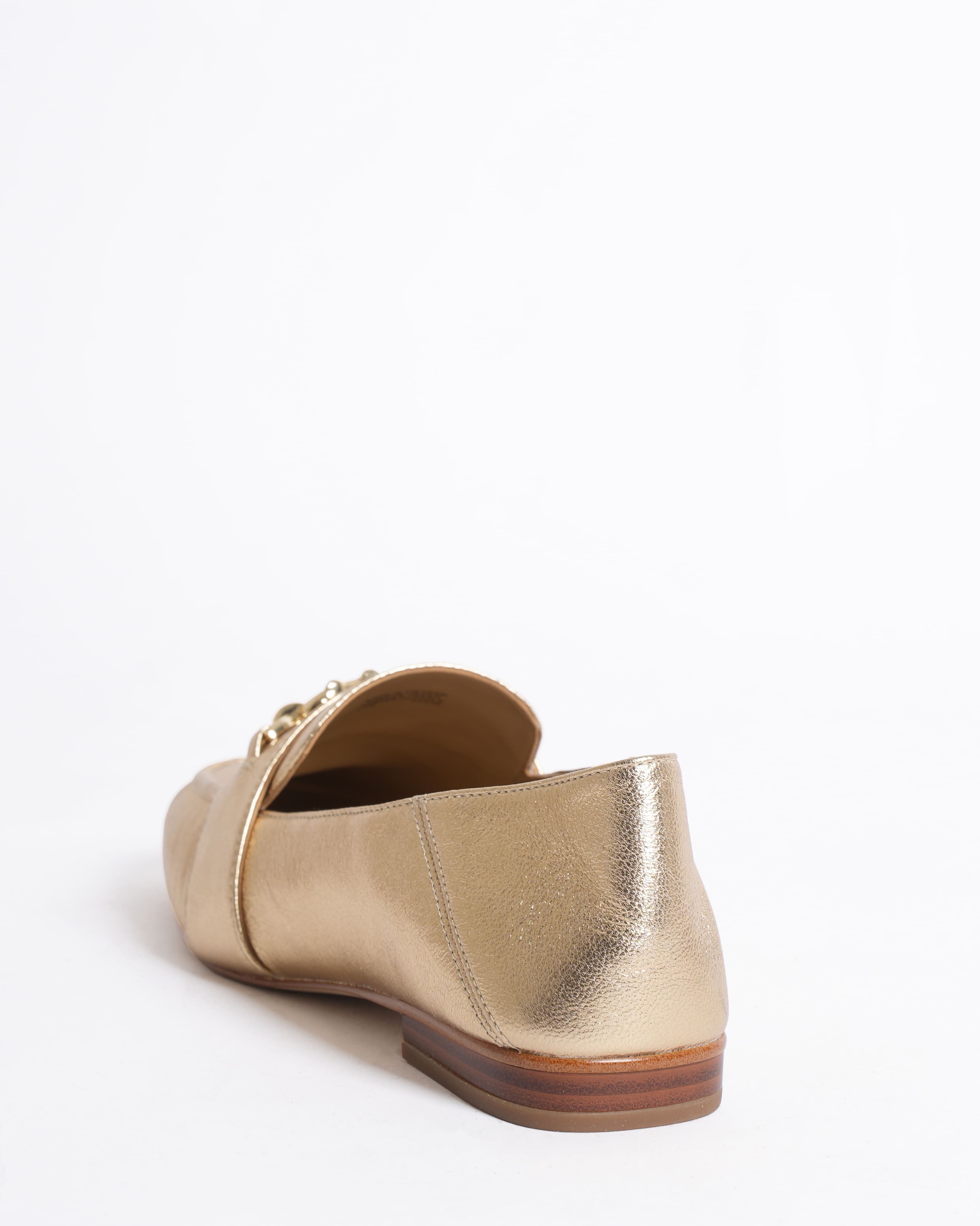 New Michael Kors Gold Loafers