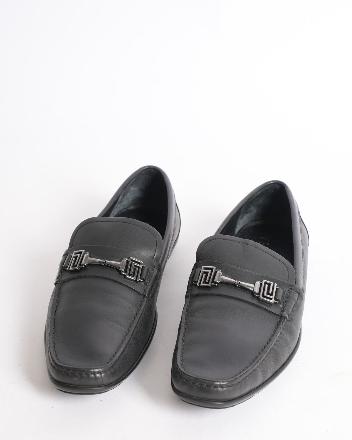 Versace Men's Loafers In Black