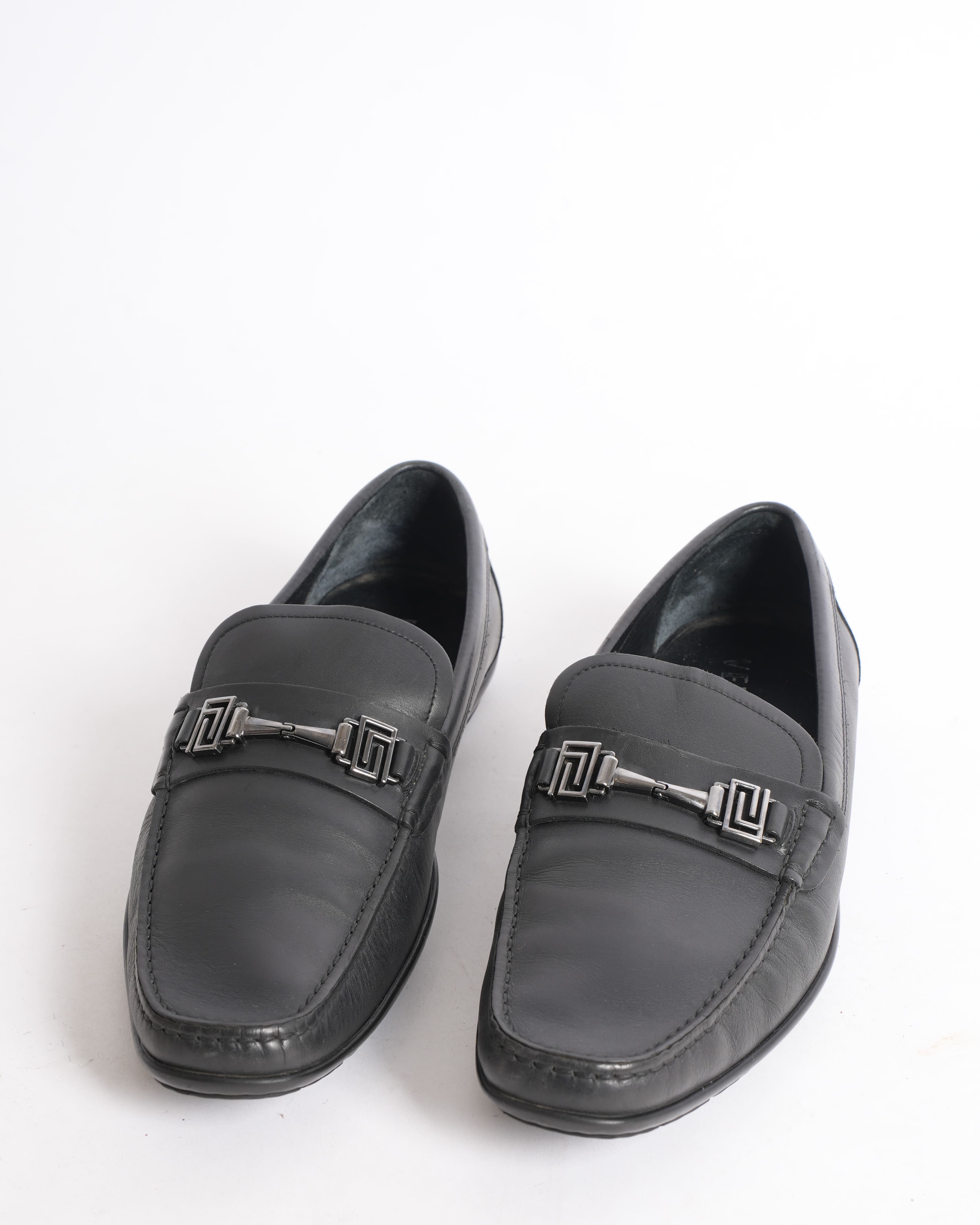 Versace Men's Loafers In Black
