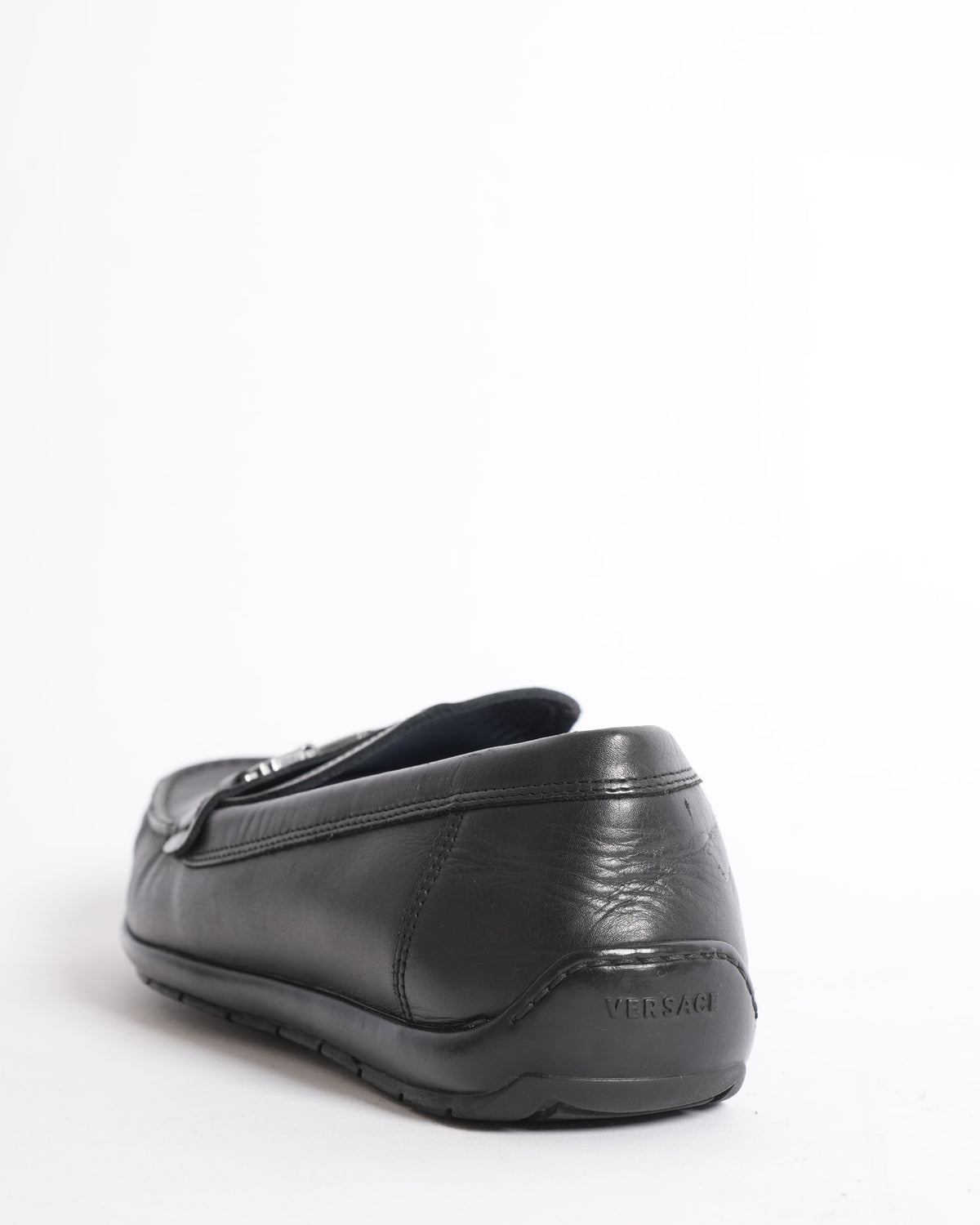 Versace Men's Loafers In Black
