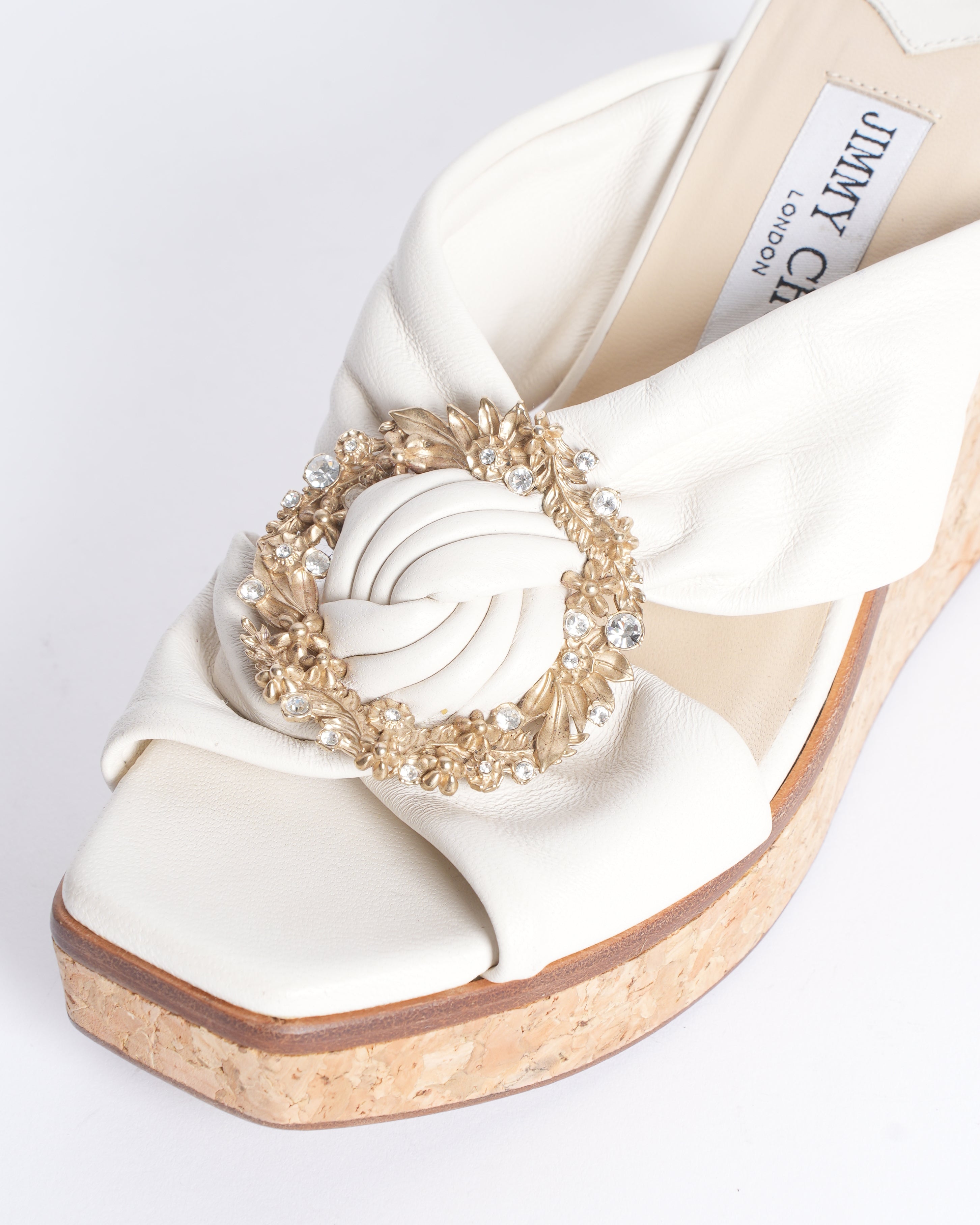 Jimmy Choo Platforma In White