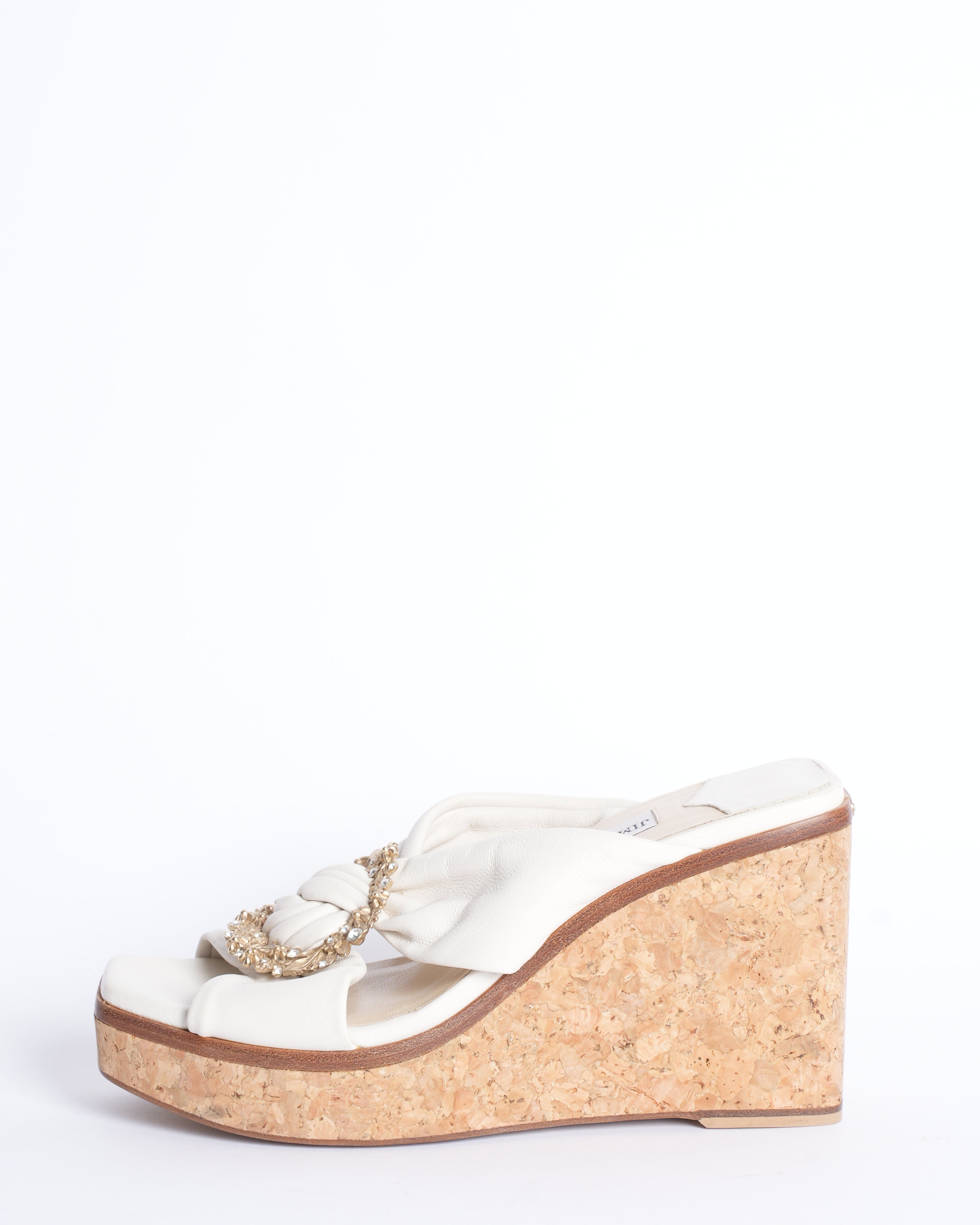 Jimmy Choo Platforma In White