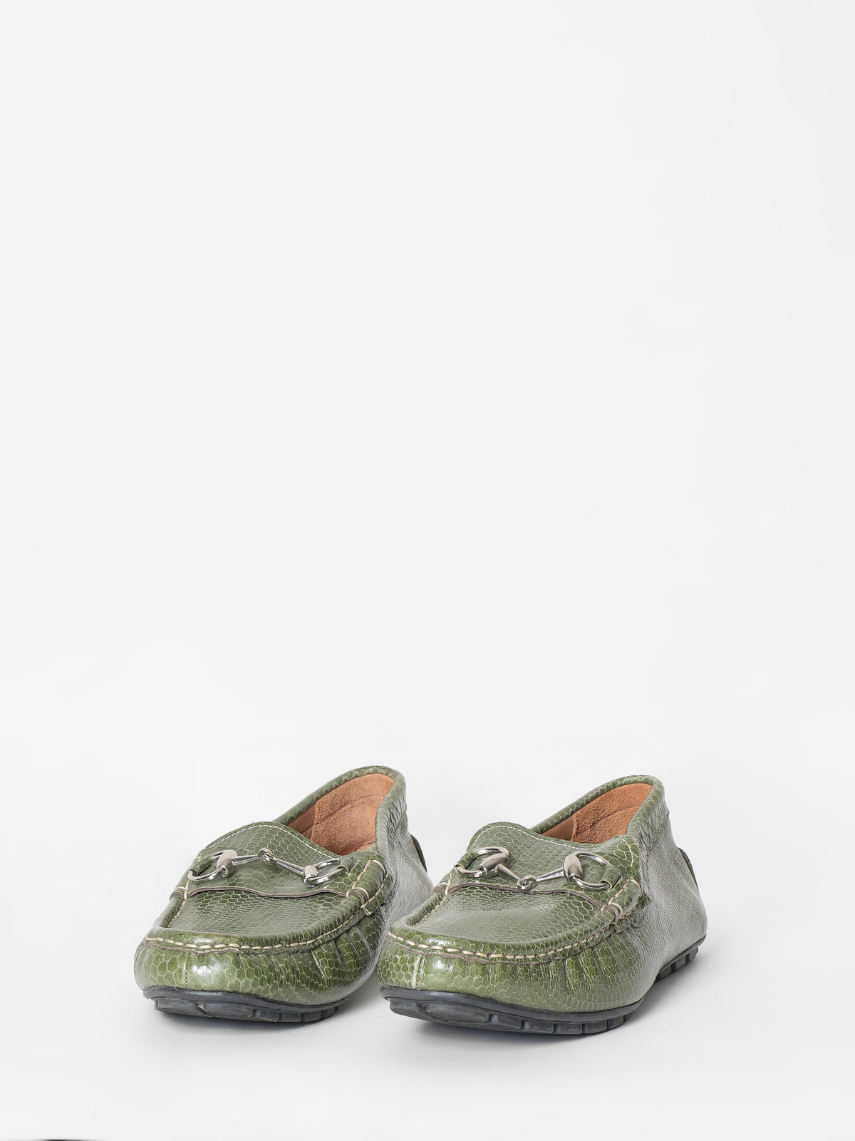Gucci Python Loafers
