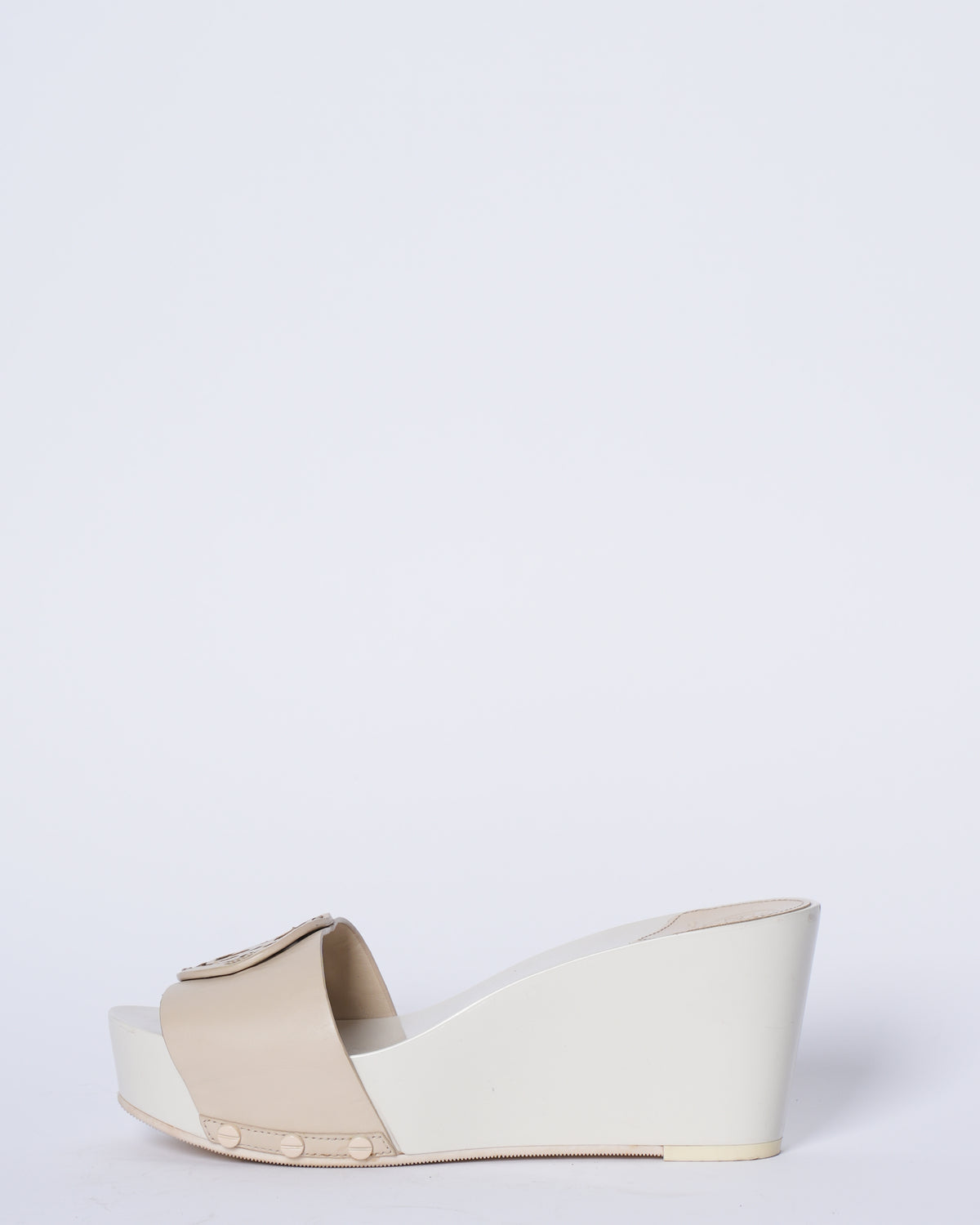 Tory Burch white Heels