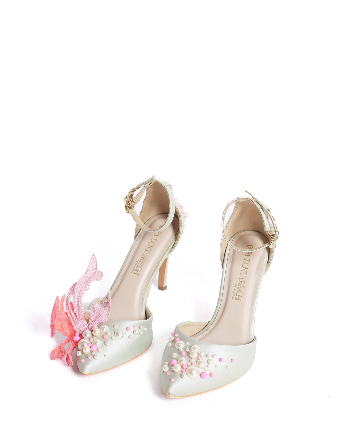 Papa don’t preach 
Embellished Stilettos Heeled Shoes