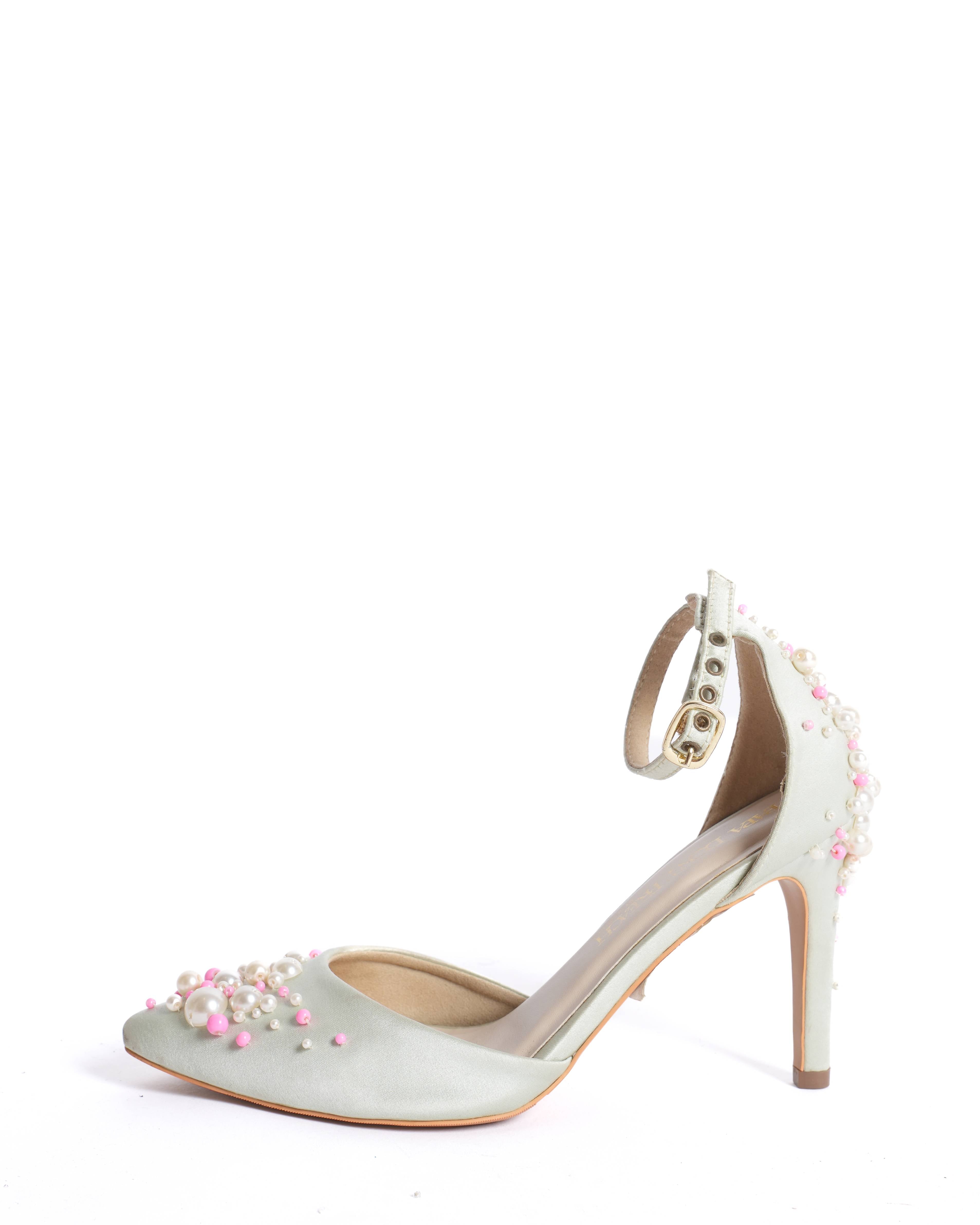 Papa don’t preach 
Embellished Stilettos Heeled Shoes