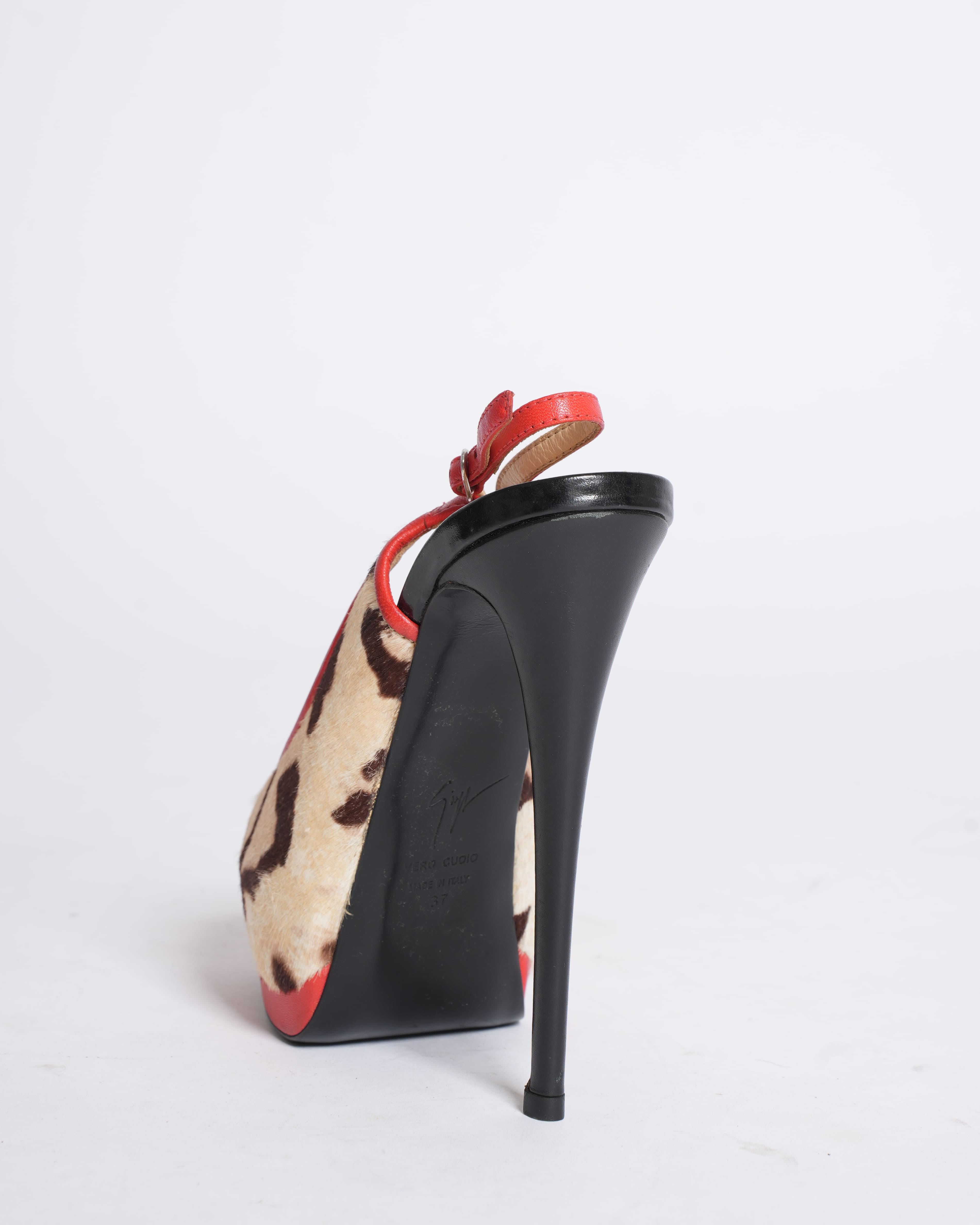 Giuseppe Zanotti Leopard Print Heels