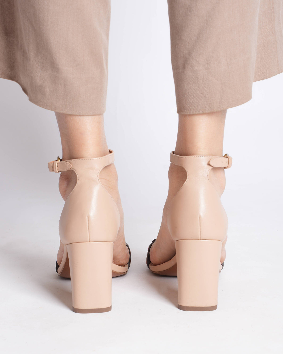 Coach 
Heel Sandal With Coach Link
