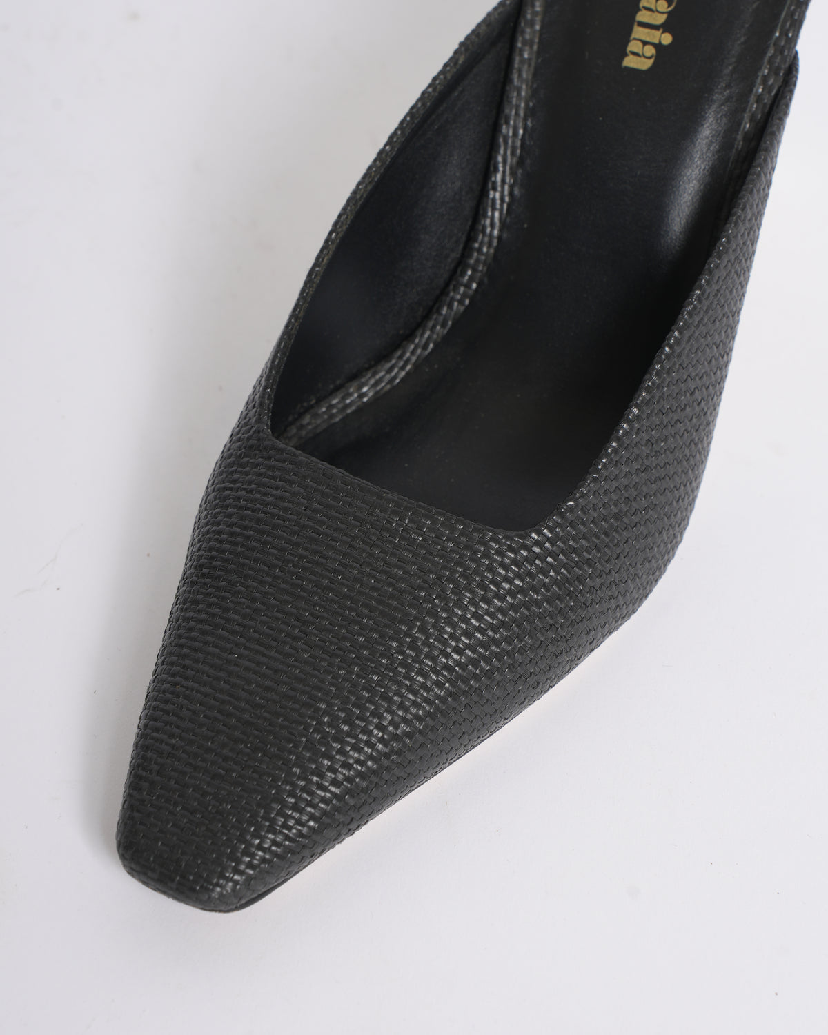 Cult gaia harlow metallic mule heels