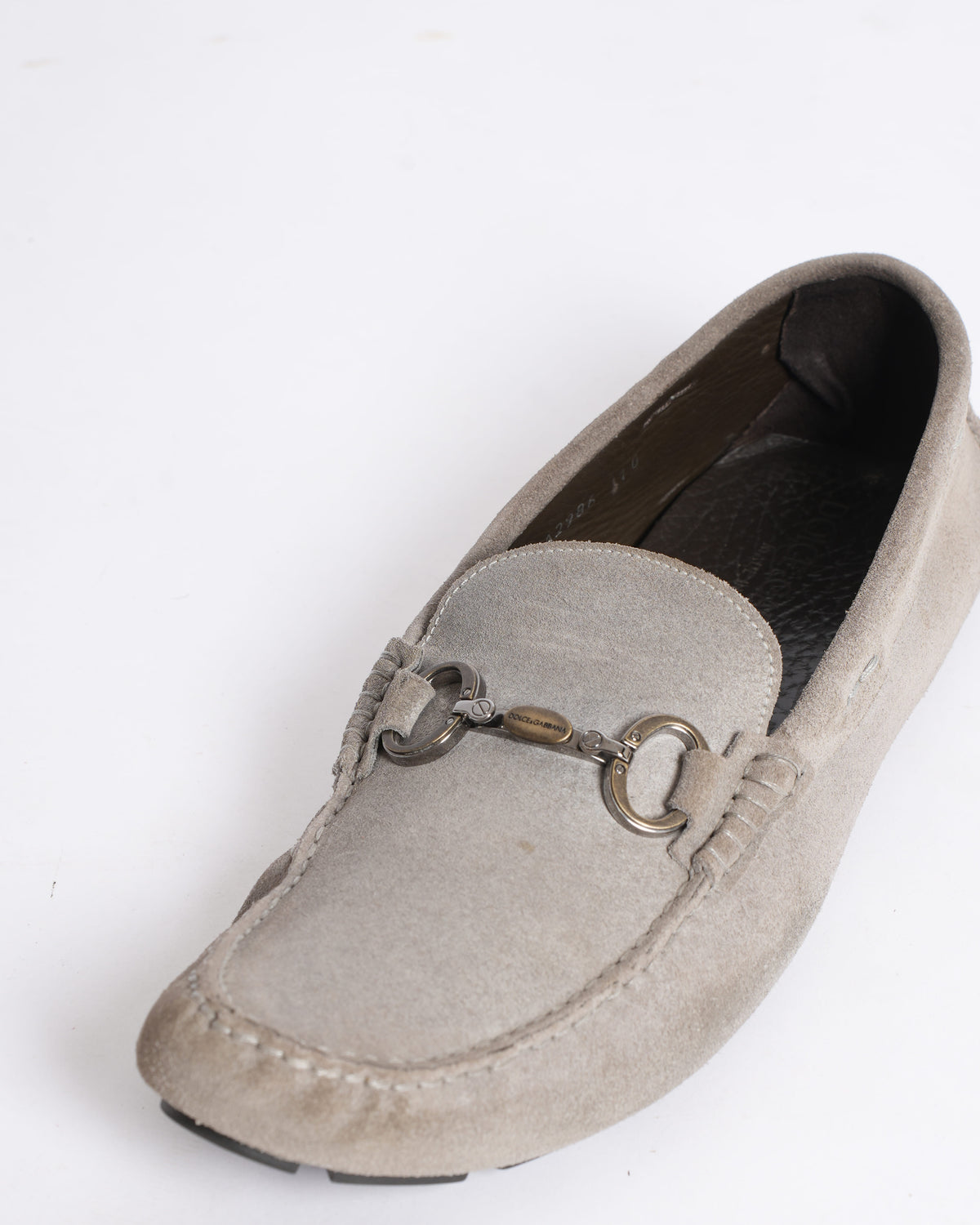 Dolce & Gabbana Driver Loafers in Grey