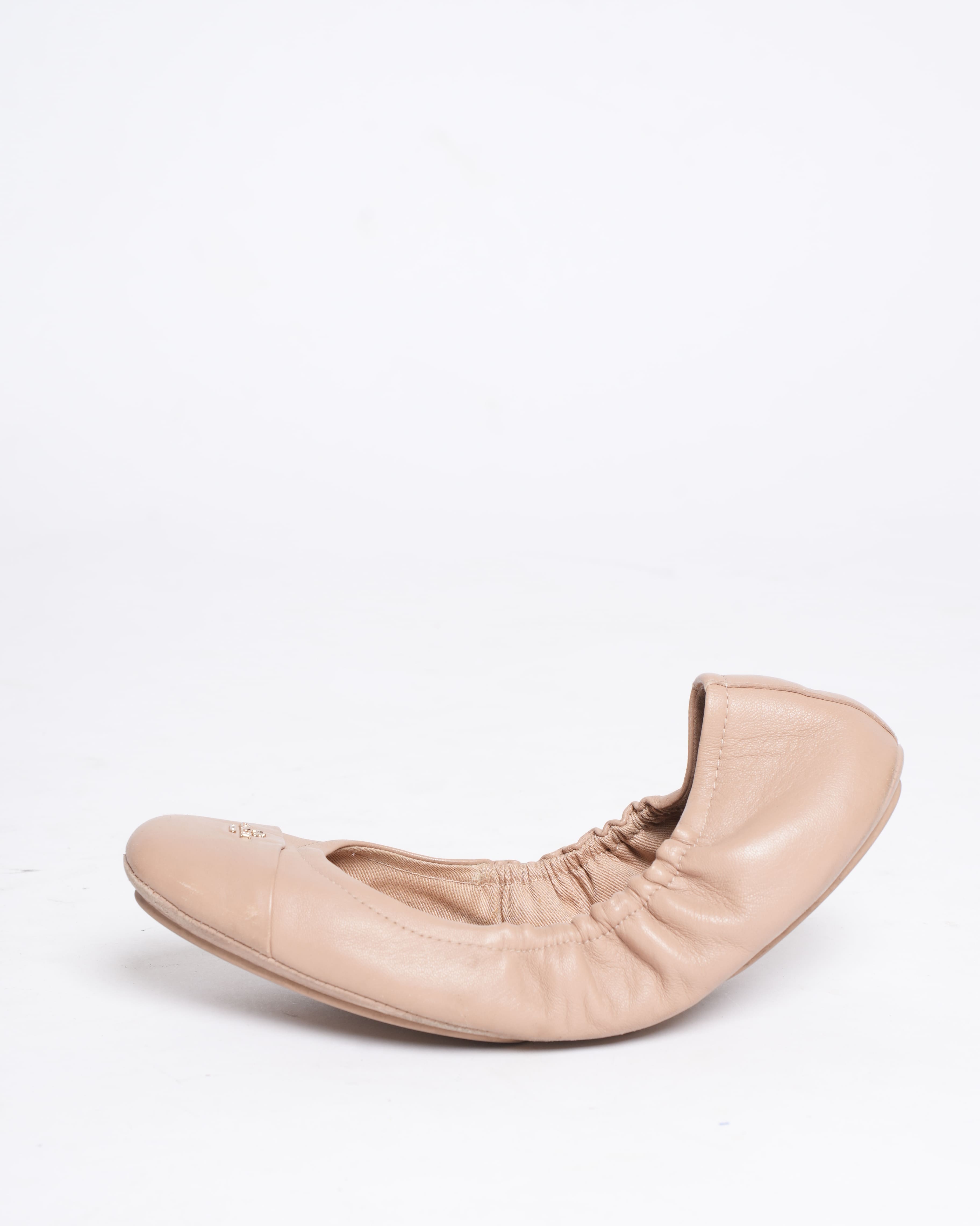 Coach nude ballet flats